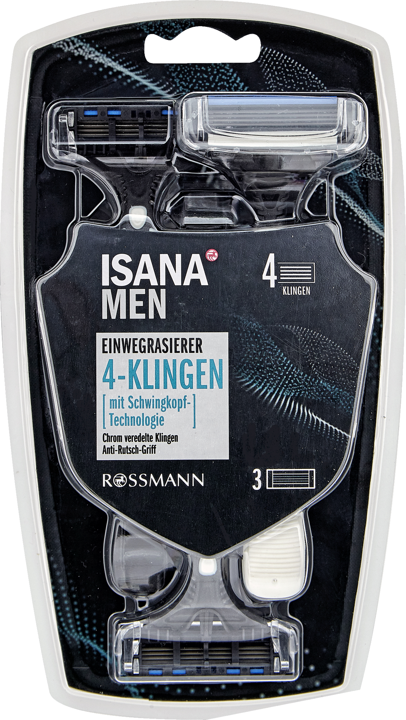 ISANA MEN Engangsshaver 4 blade