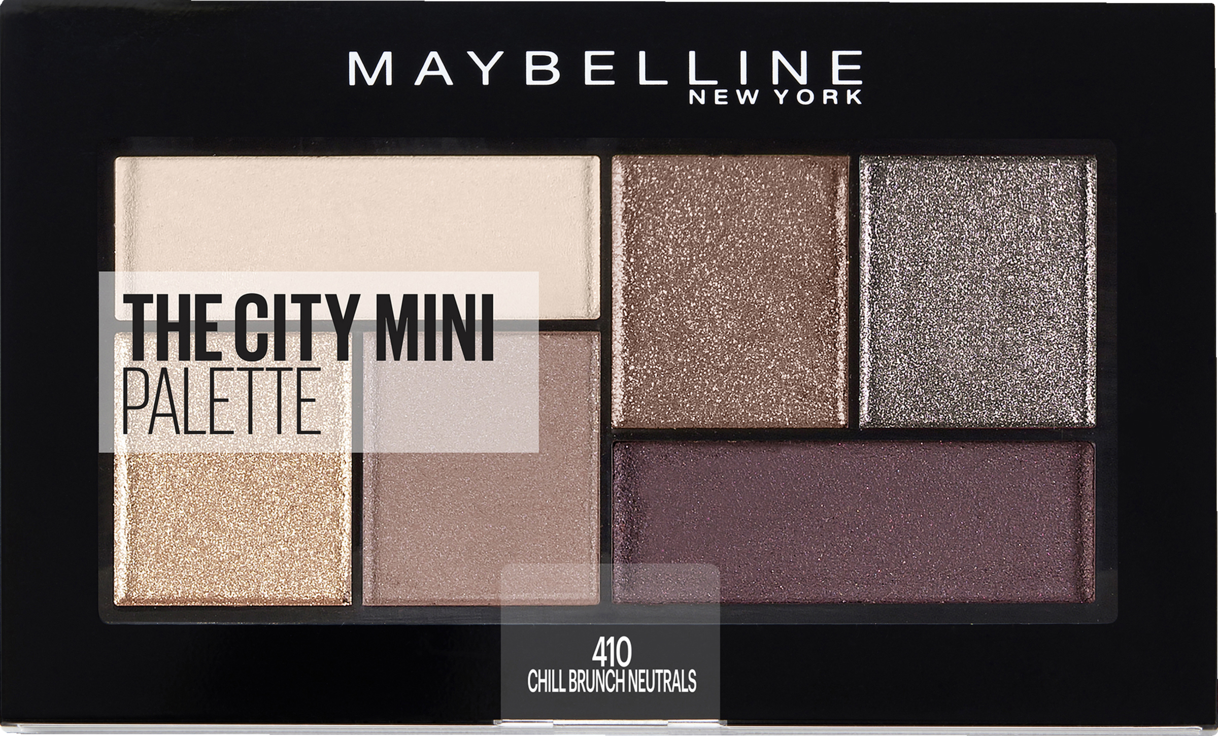 Maybelline New York The City Mini øjenskyggepalet Nr. 410 Chill Brunch Neutrals