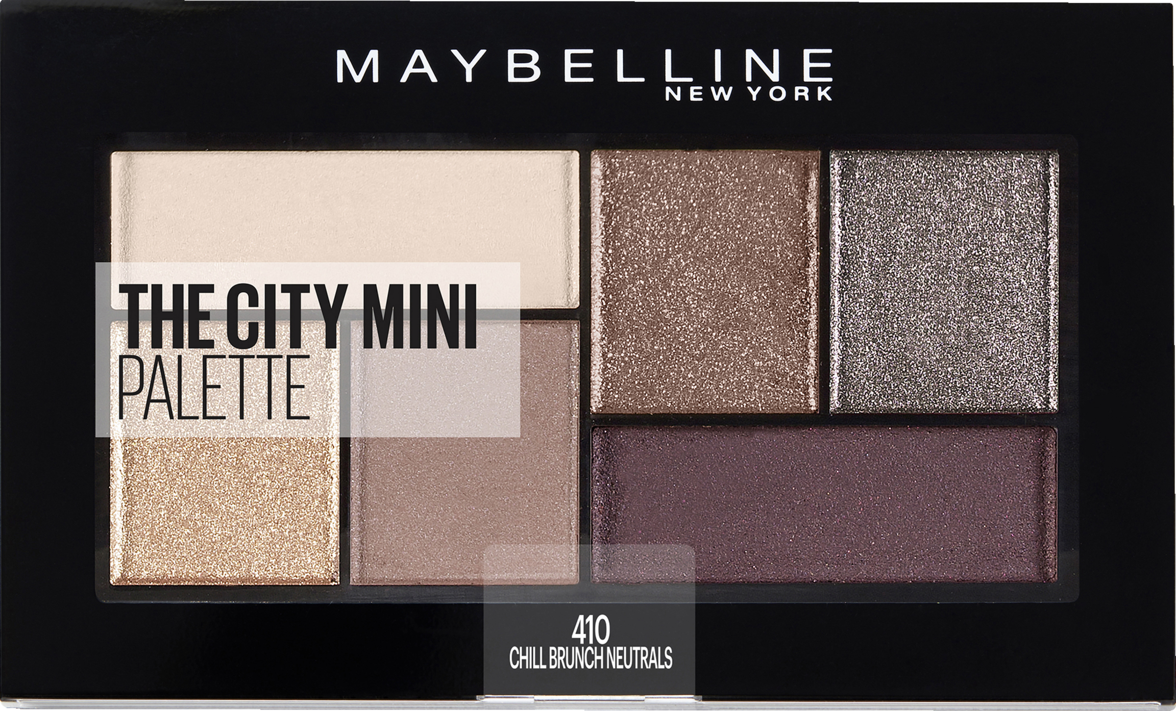 Maybelline New York The City Mini øjenskyggepalet Nr. 410 Chill Brunch Neutrals