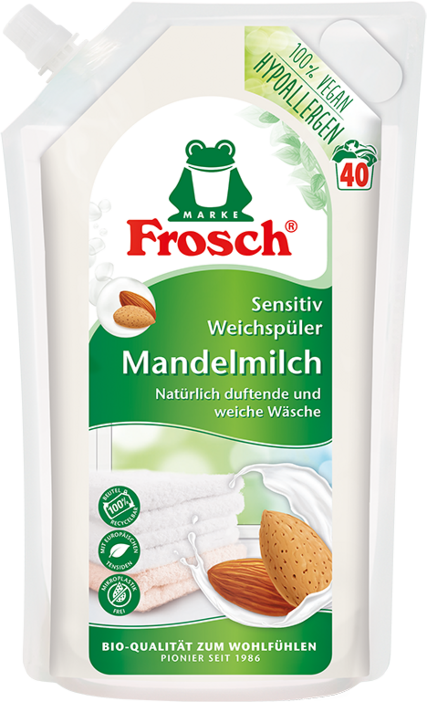 Frosch Mandelmælk sensitiv skyllemiddel 40 vaske