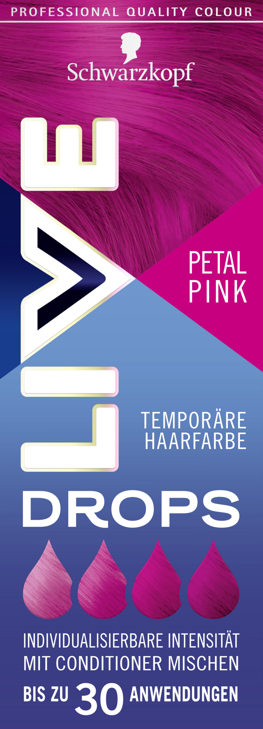 Schwarzkopf LIVE LIVE Drops Petal Pink hårfarve