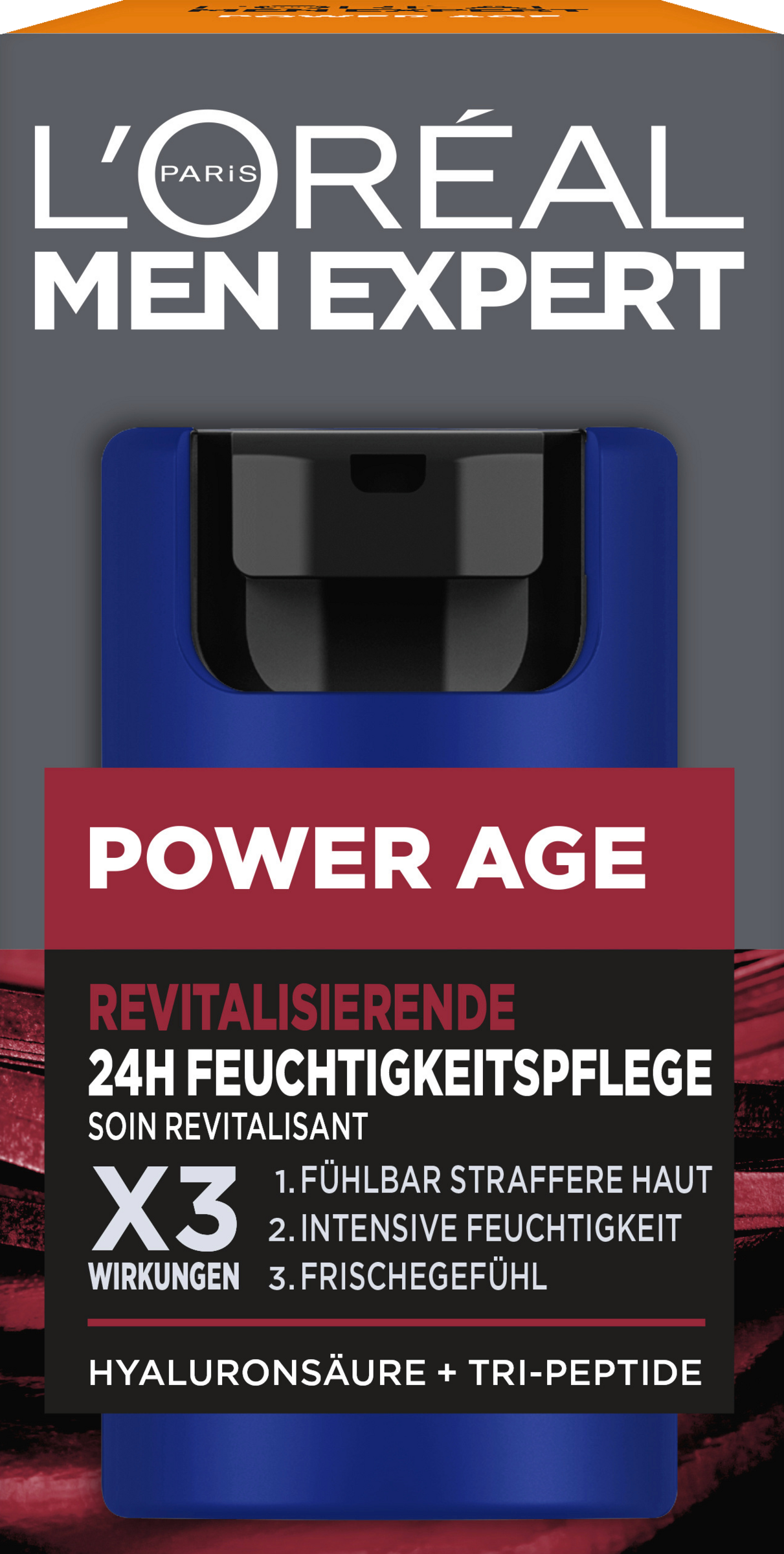 L’Oréal Paris men expert Power Age Anti-ageing ansigtscreme med hyaluronsyre