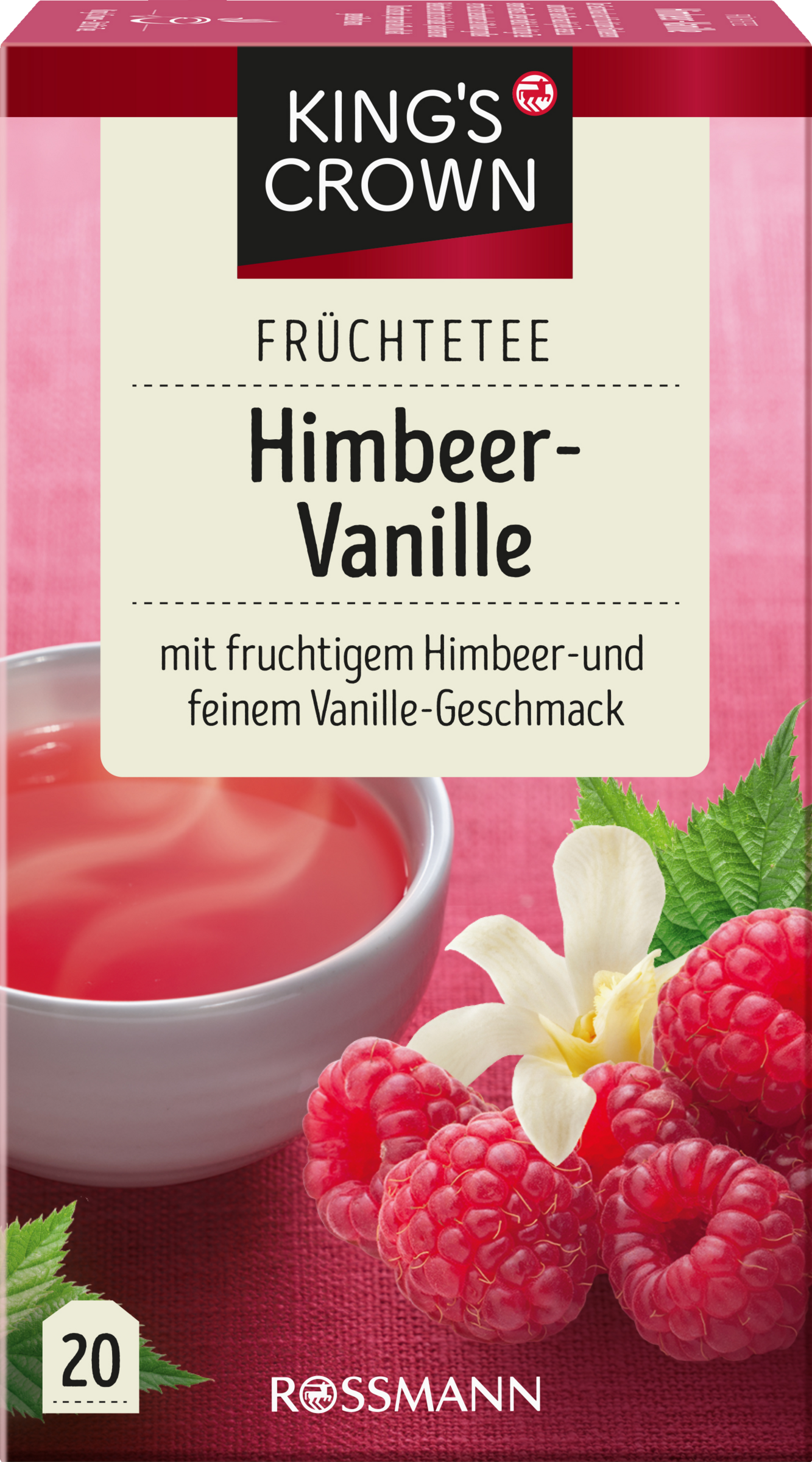 KING'S CROWN Frugtte hindbær og vanilje