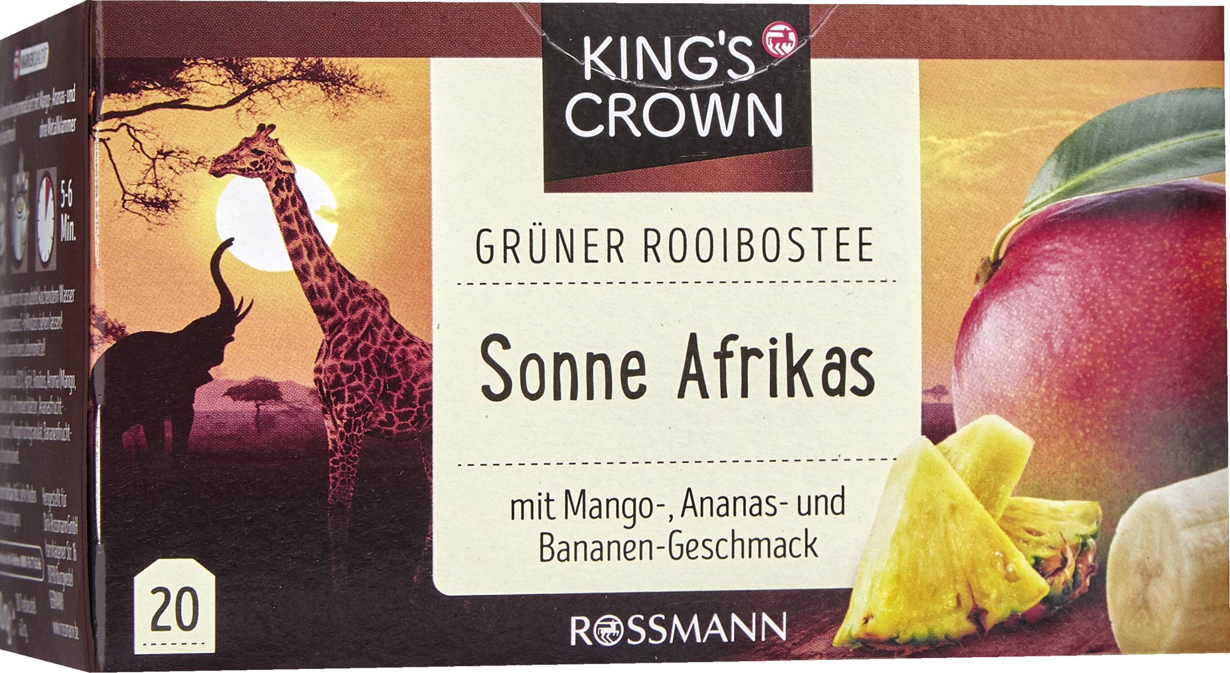 KING'S CROWN Grøn rooiboste Afrikas sol