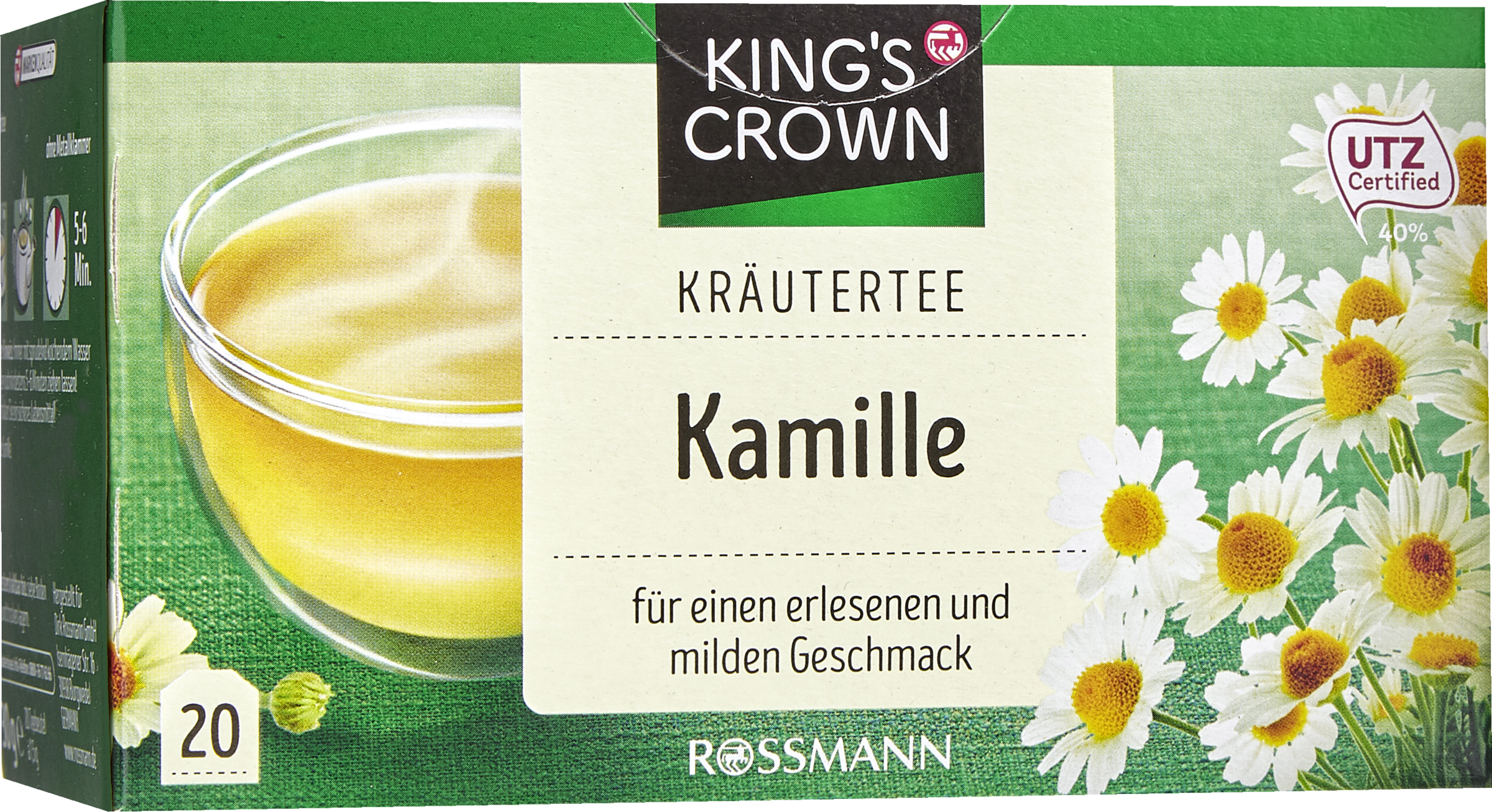 KING'S CROWN Urtete med kamille