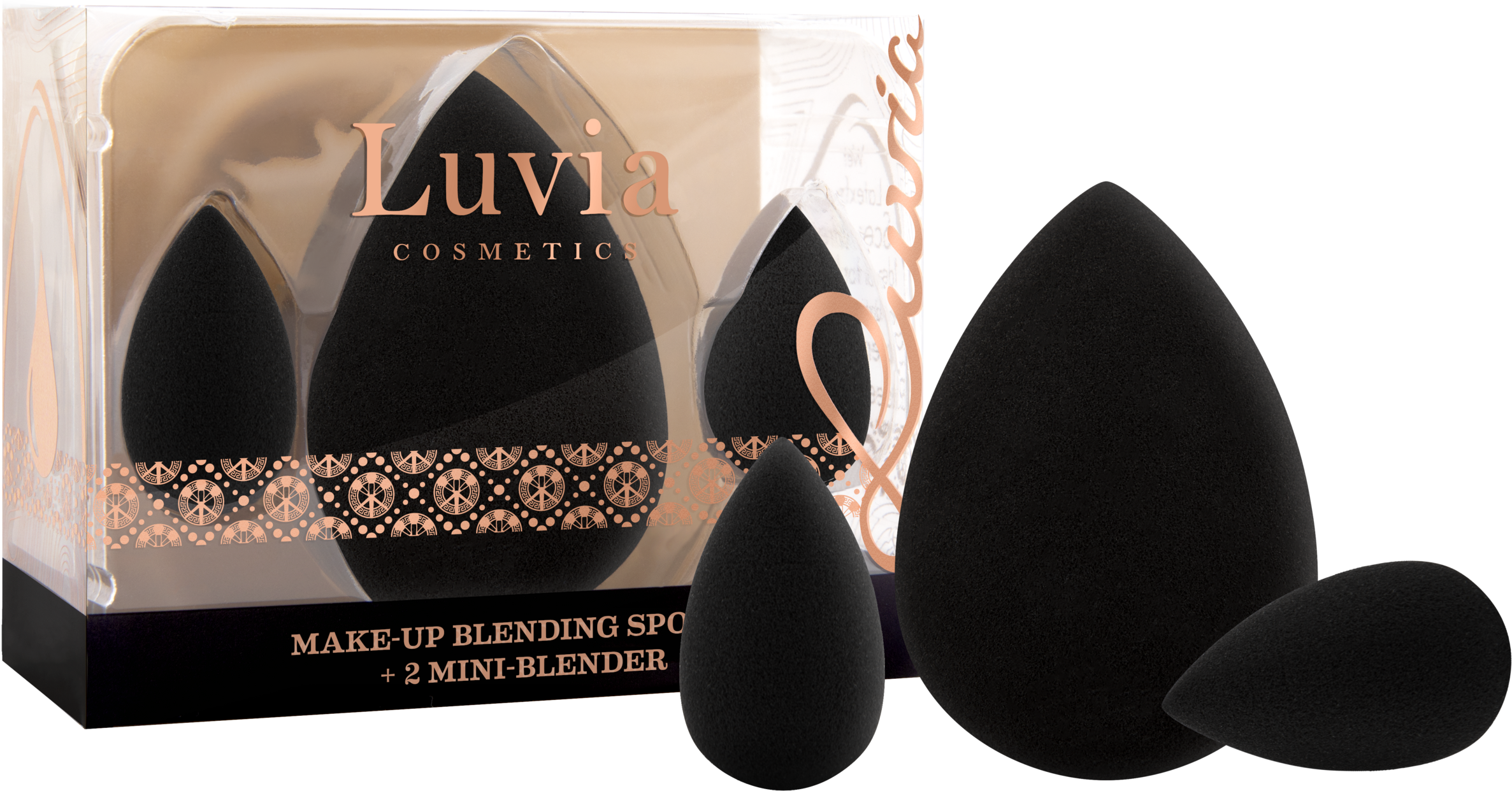 Luvia Cosmetics Make-Up Blending Sponge + 2 Mini Sponges