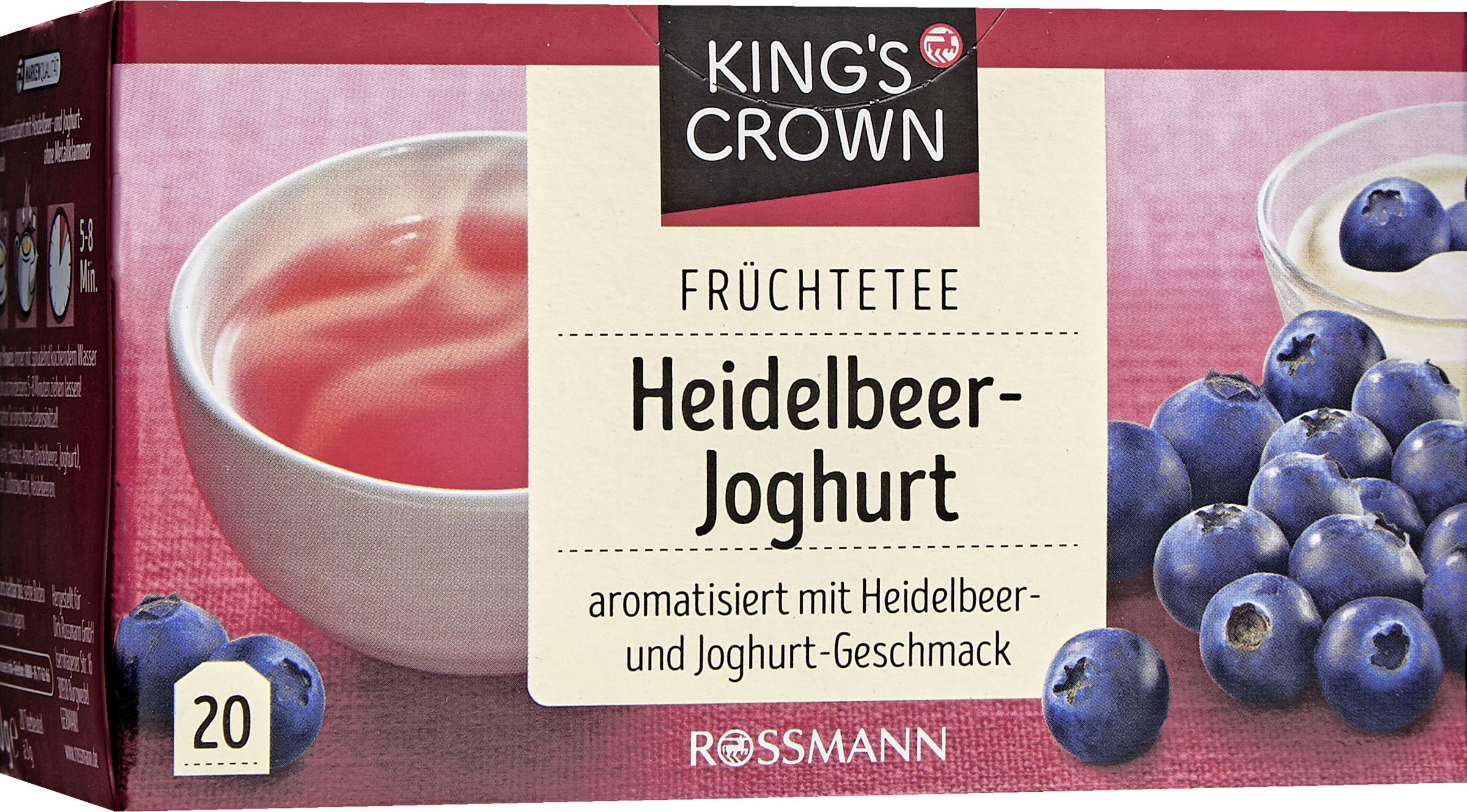 KING'S CROWN Frugtte blåbær og yoghurt
