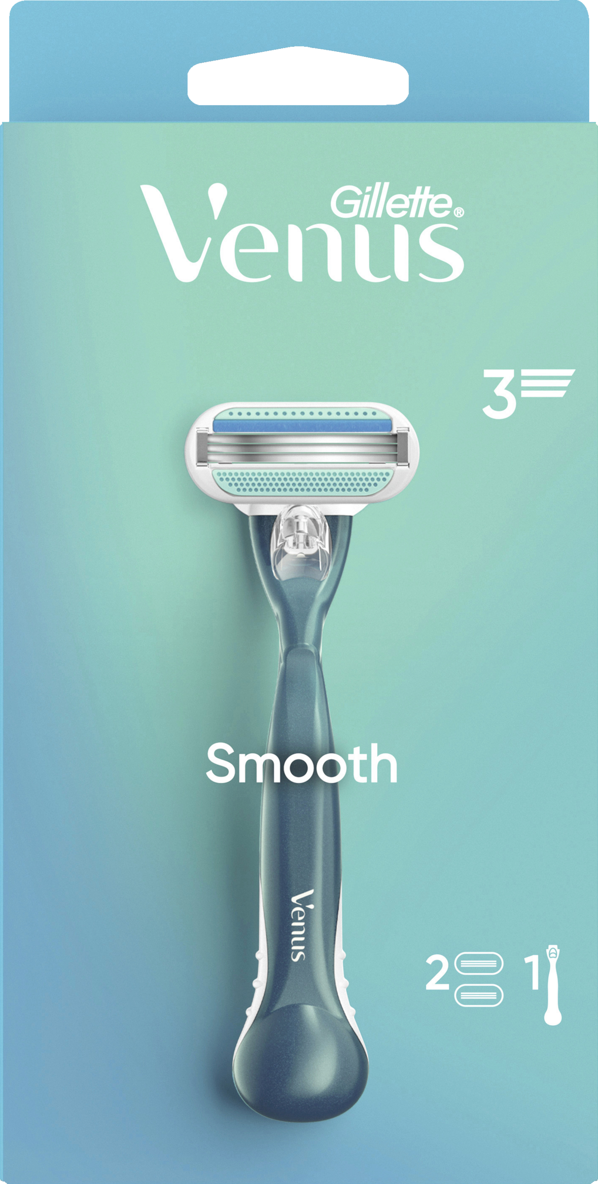 Gillette Venus Smooth shaver med 2 blade