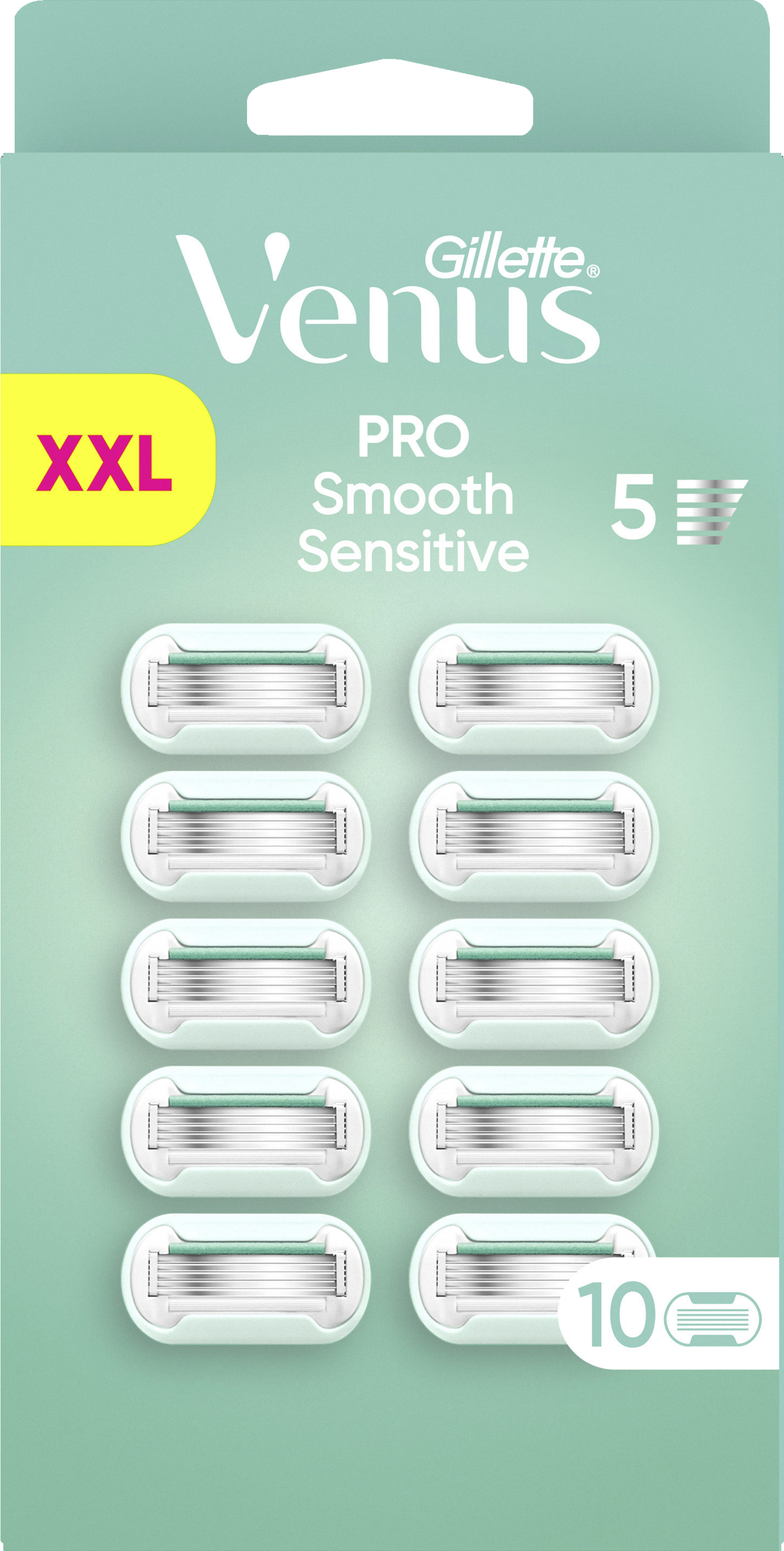 Gillette Venus Pro Smooth Sensitive barberblade Stor pakke