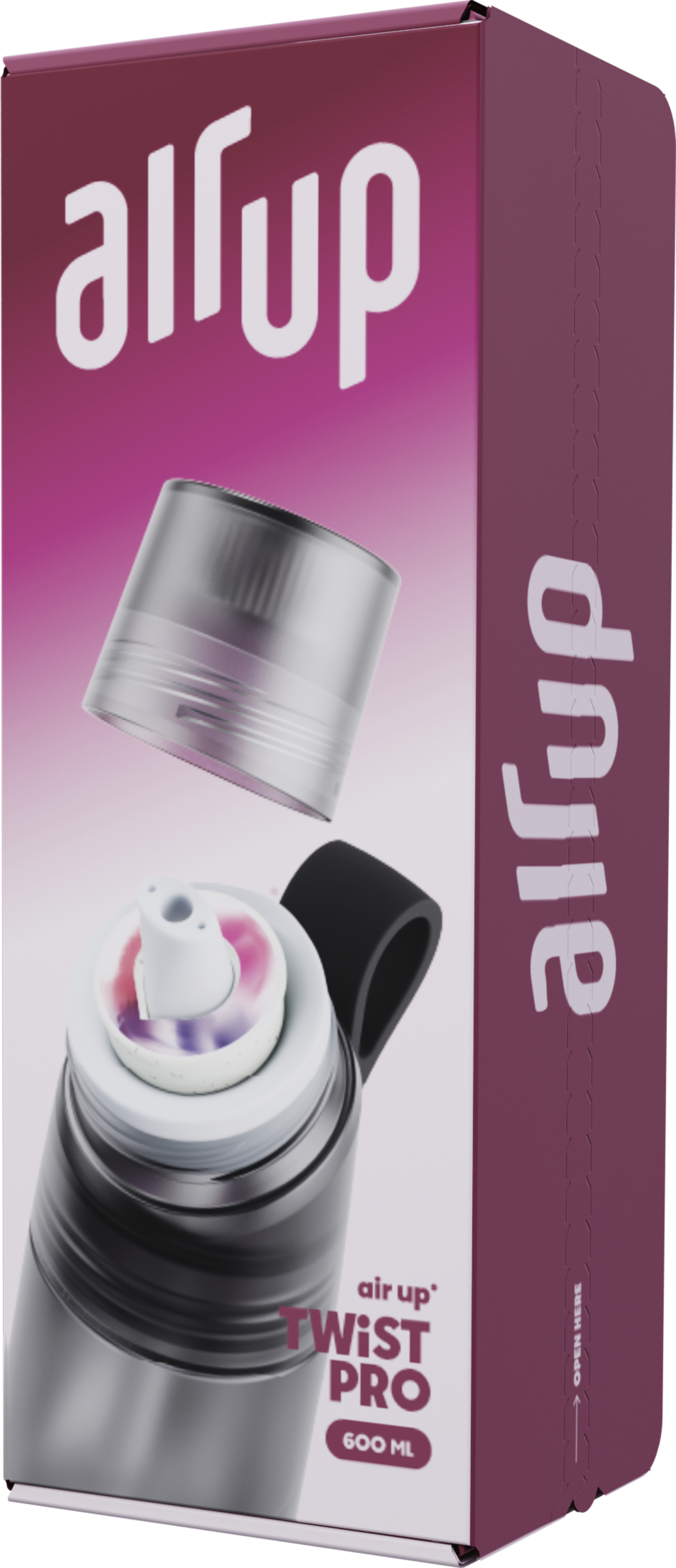 air up Gen 2 Charcoal Grey flaske 600 ml