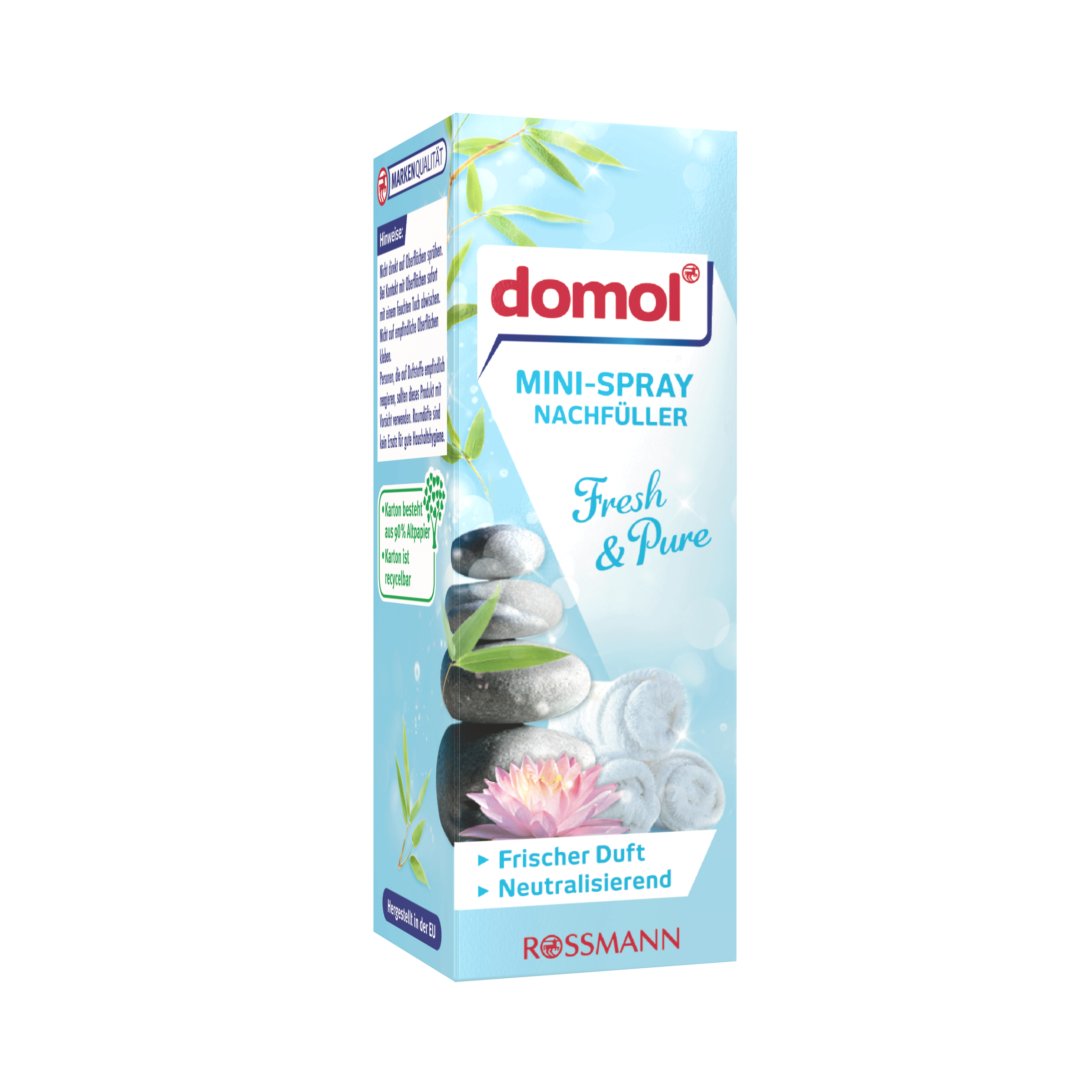 domol Mini Spray refill Fresh & Pure
