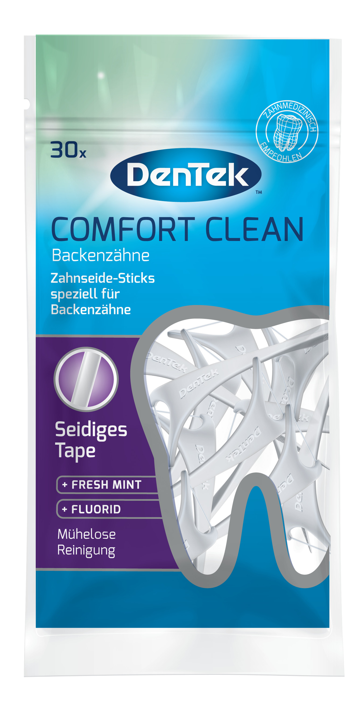 DenTek Comfort Clean-tandtrådspinde specielt til kindtænderne