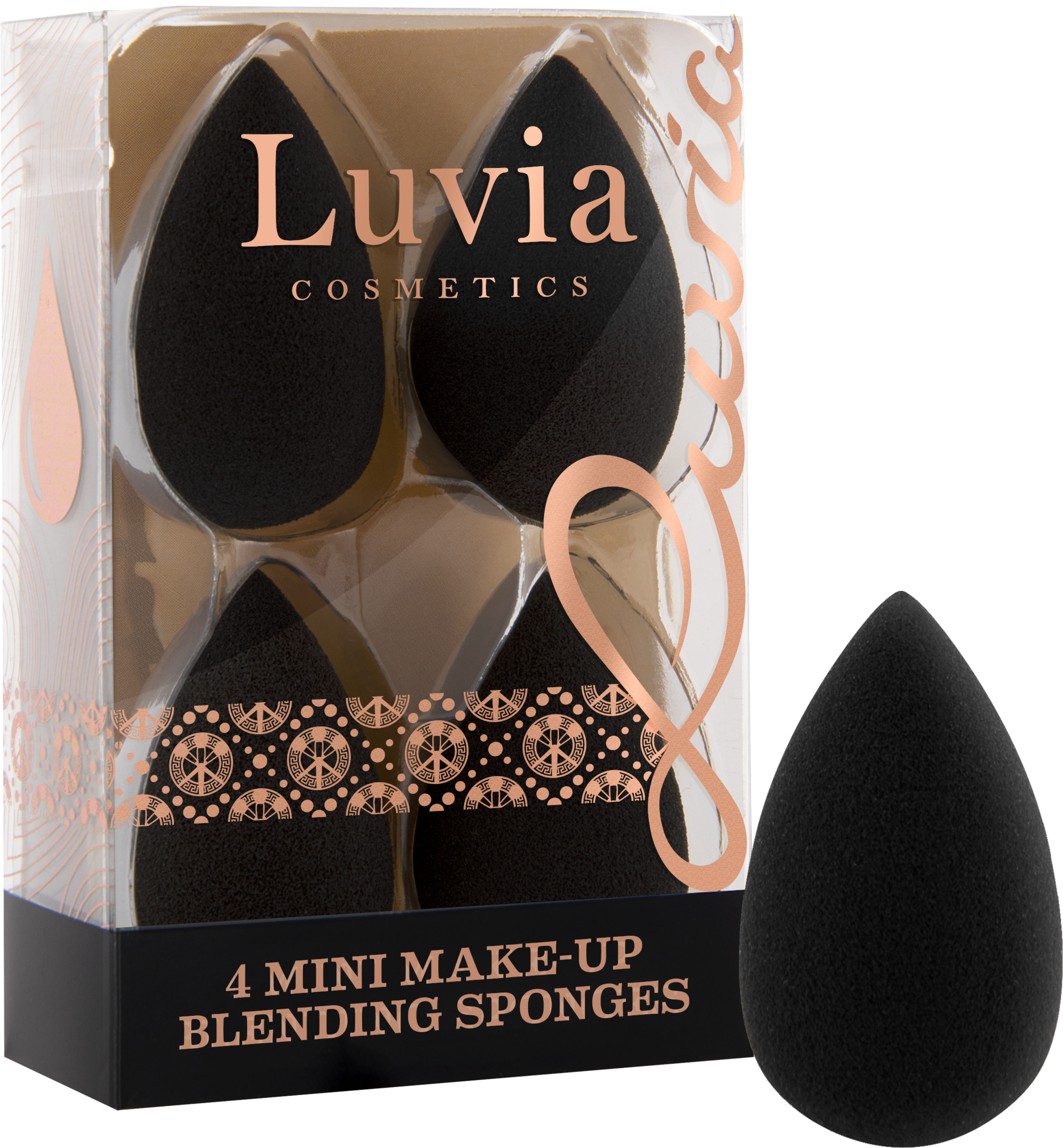 Luvia Cosmetics Mini Make-Up Blending Sponges sæt med 4