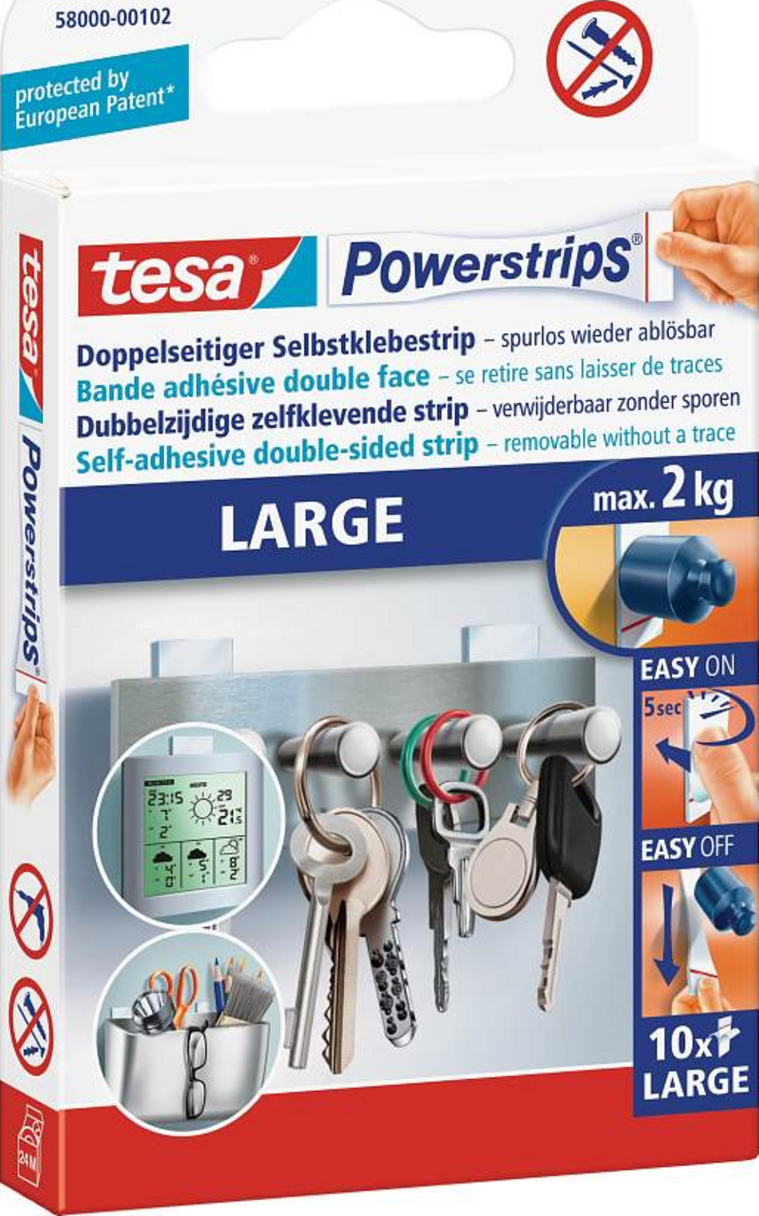 Tesa Powerstrips® Stor