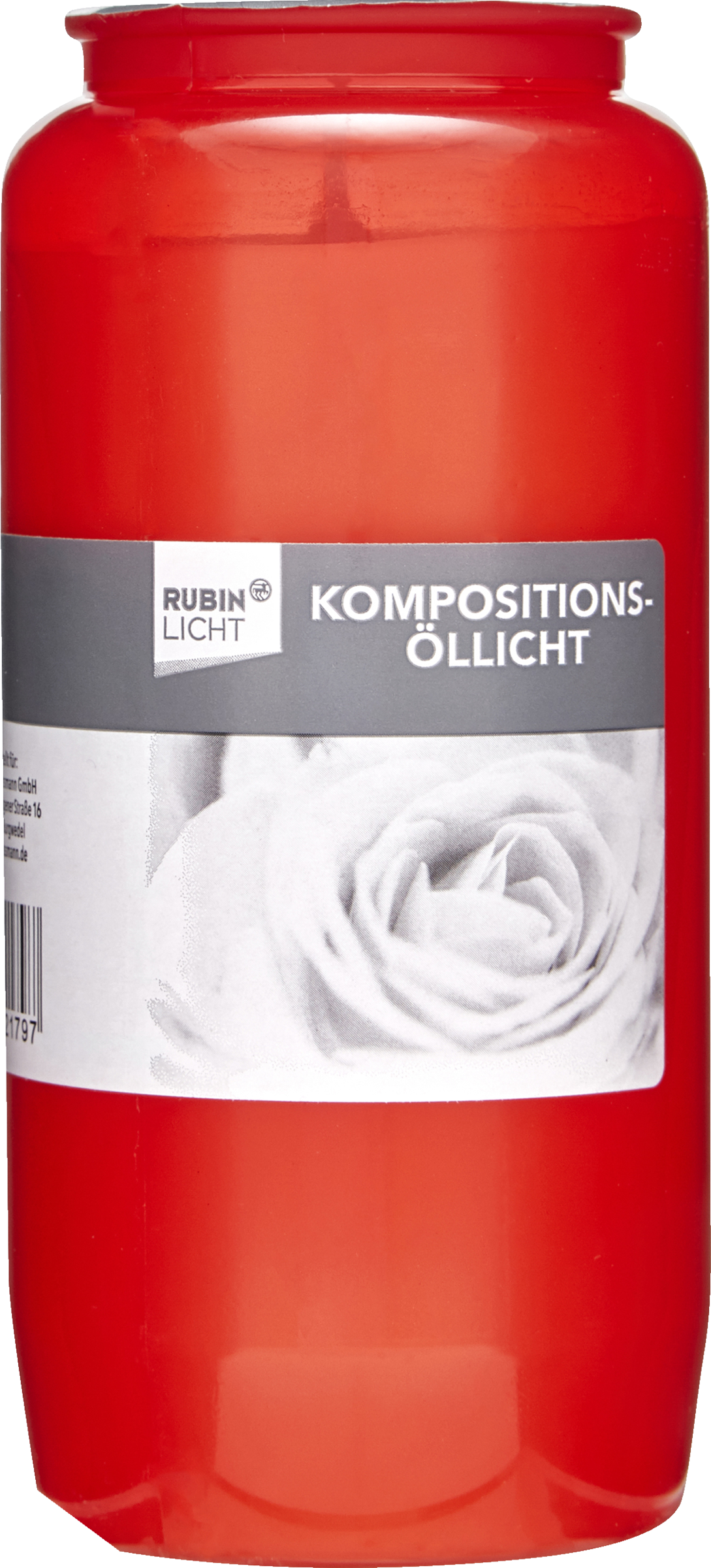 RUBIN LICHT Kompositionsolielys Nr.7 rød