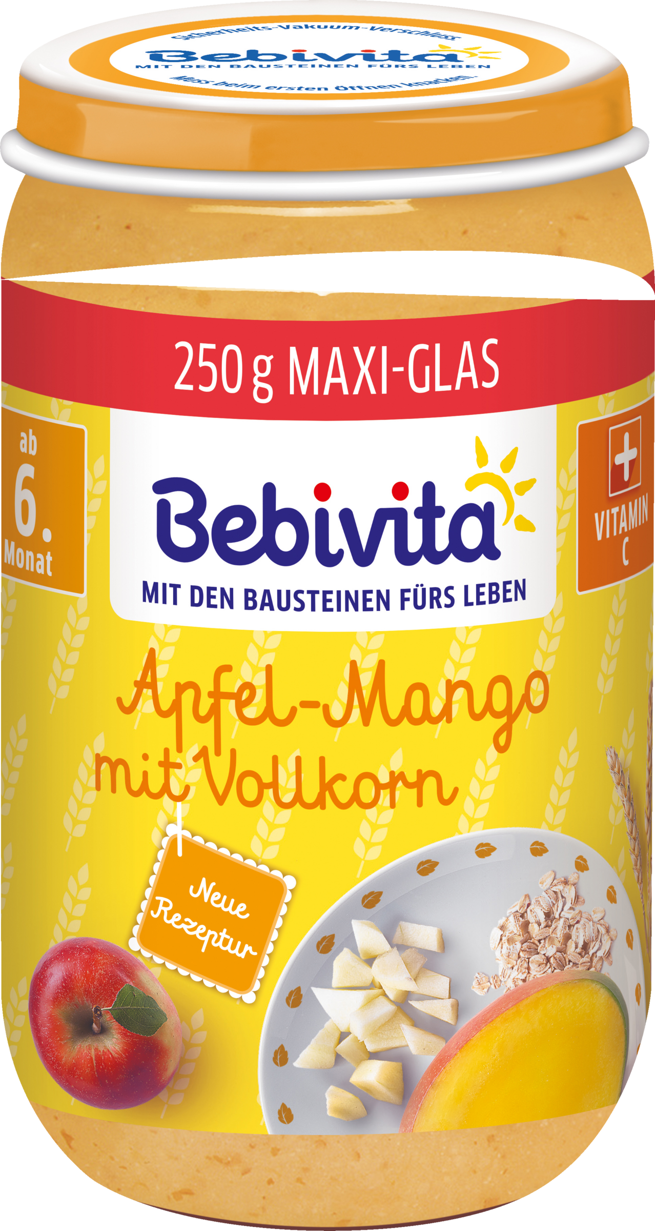 Bebivita Økologisk æble og mango med fuldkorn