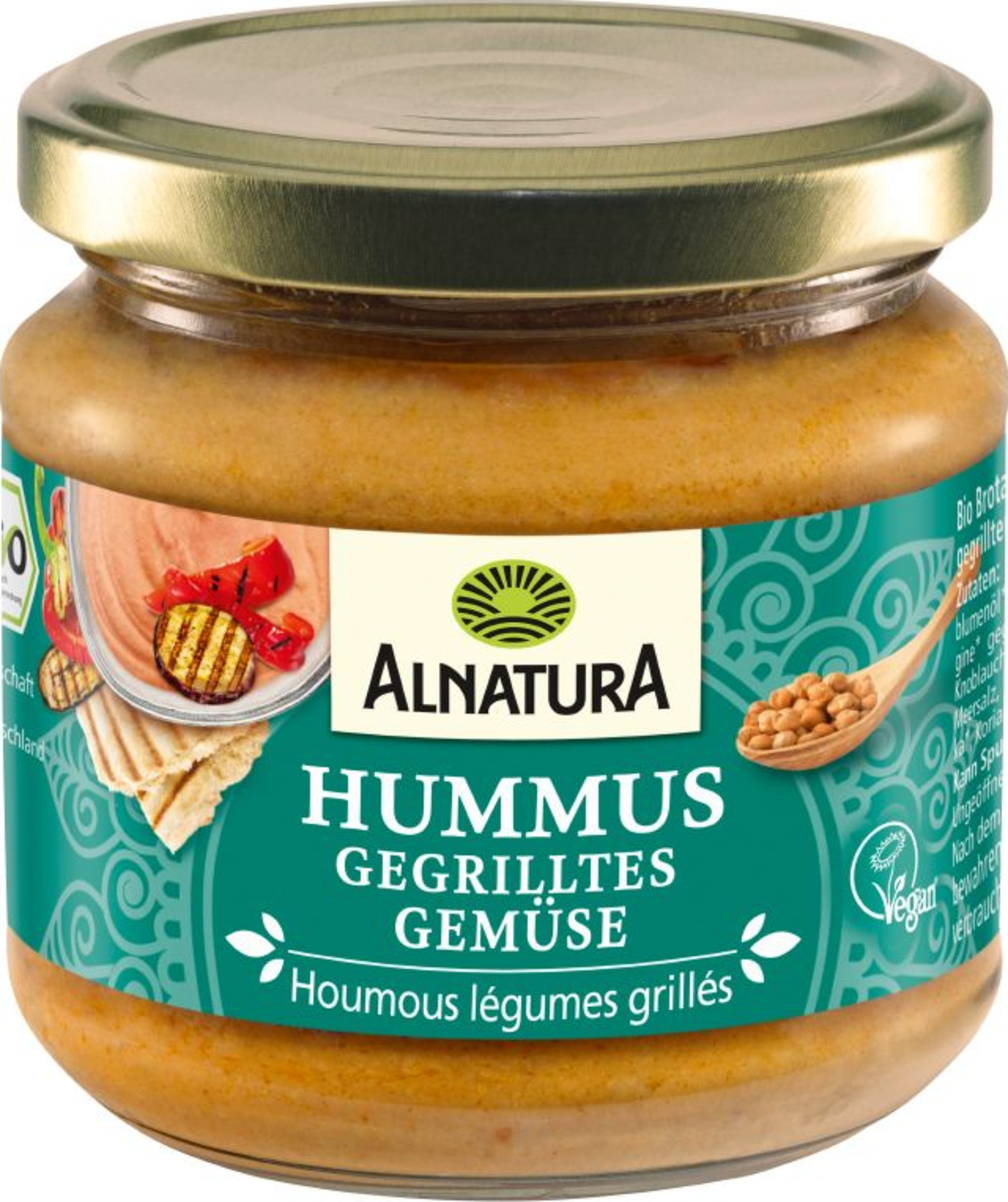 Alnatura Økologisk hummus med grillede grøntsager