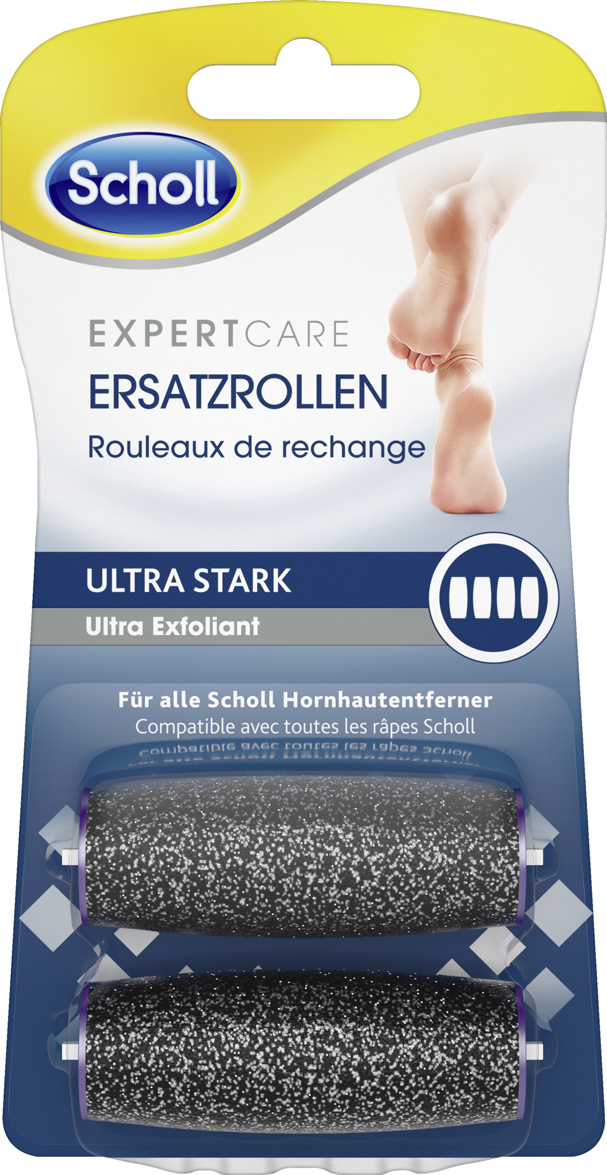 Scholl ExpertCare erstatningsruller ultra stærk