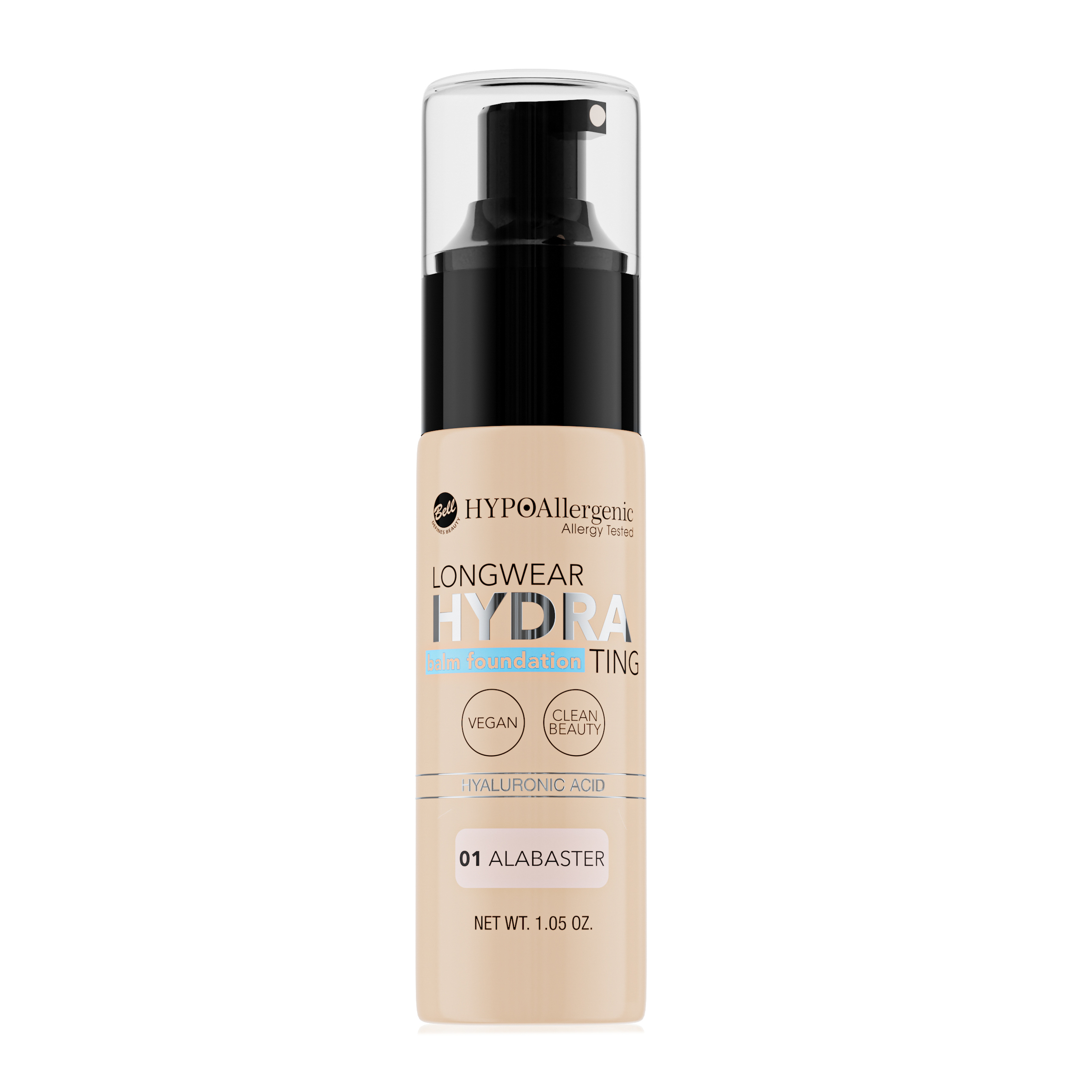 HYPOAllergenic Longwear Hydrating Balm Foundation 01 Alabaster