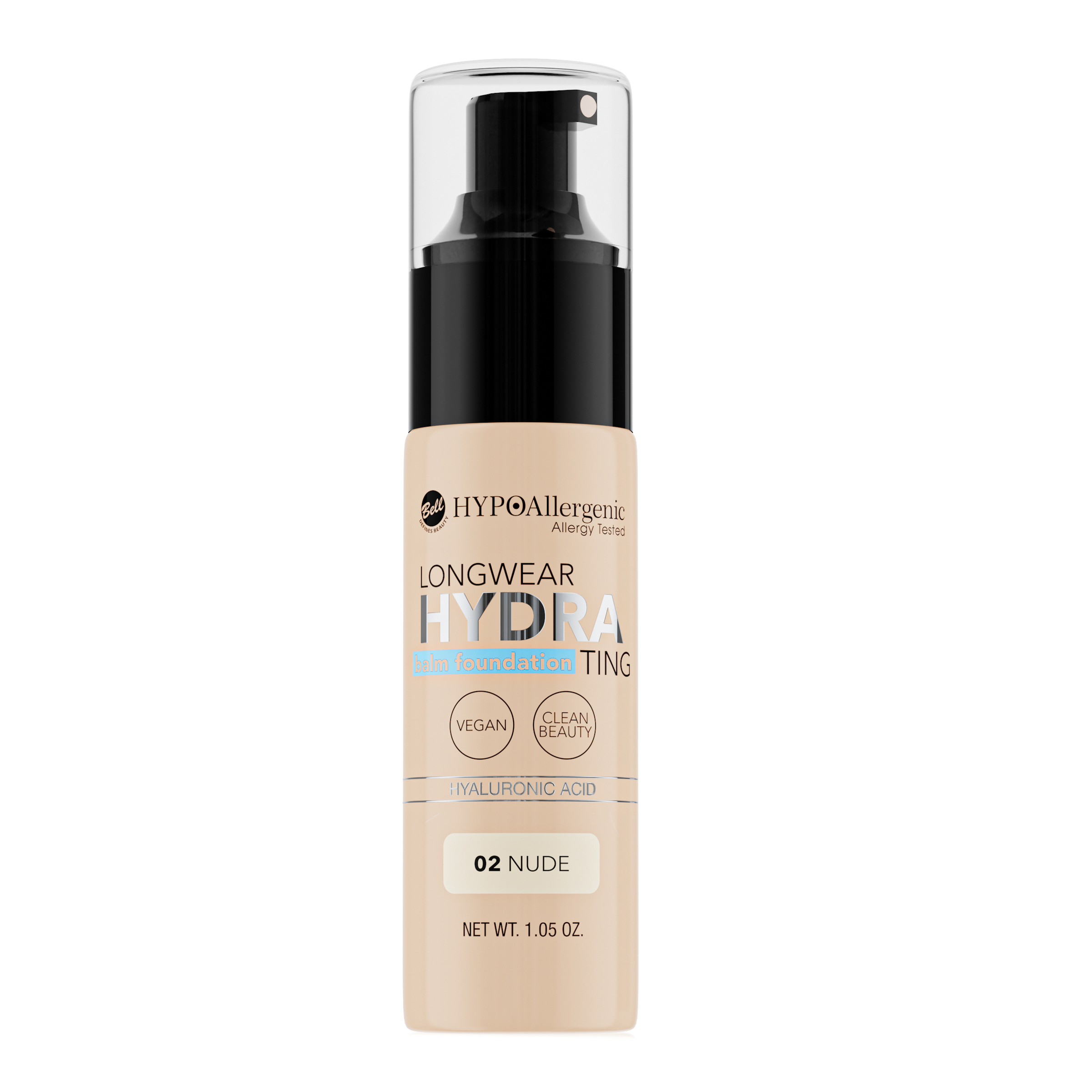 HYPOAllergenic Longwear Hydrating Balm Foundation 02 Nude