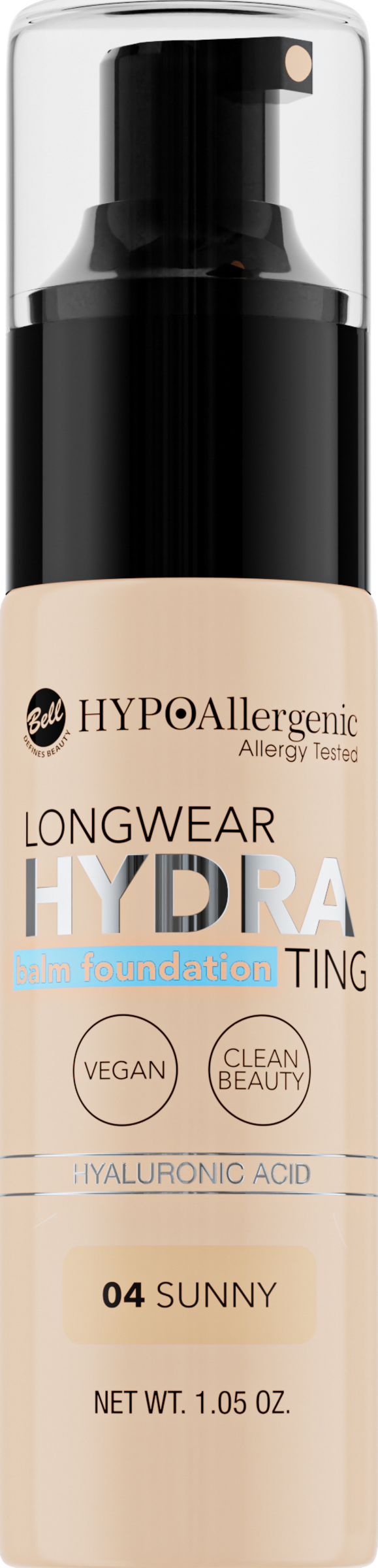 HYPOAllergenic Longwear Hydrating Balm Foundation 04 Sunny