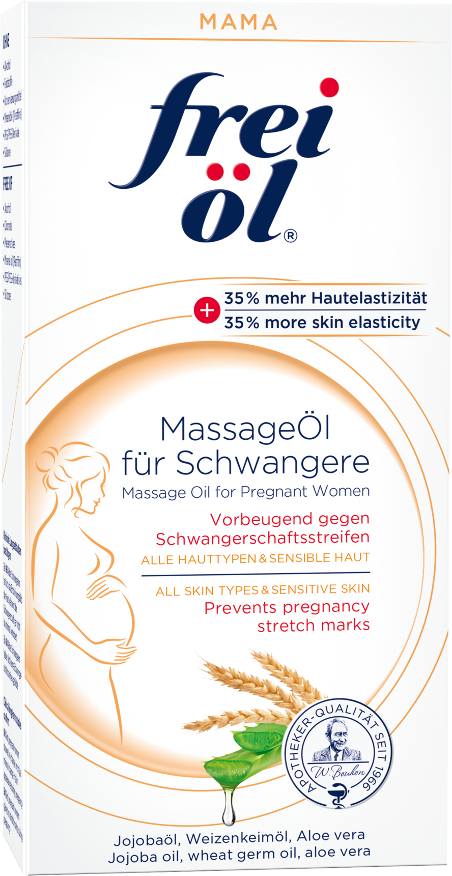 frei öl Massageolie til gravide