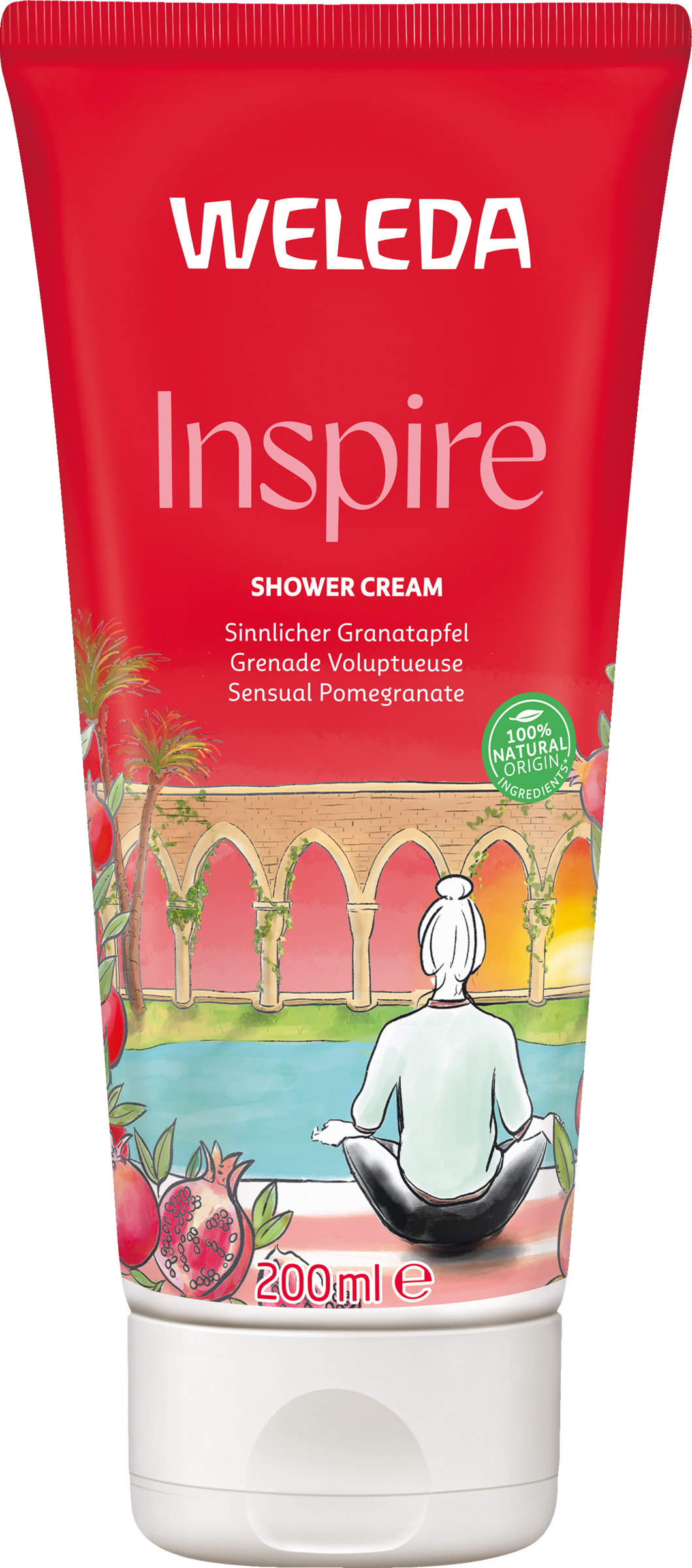 Weleda Inspire Shower Cream Granatæble