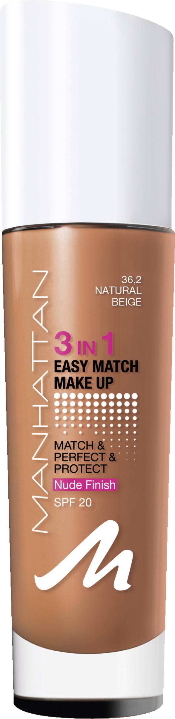Manhattan 3 in 1 Easy Match Make Up 36.2 Natural Beige