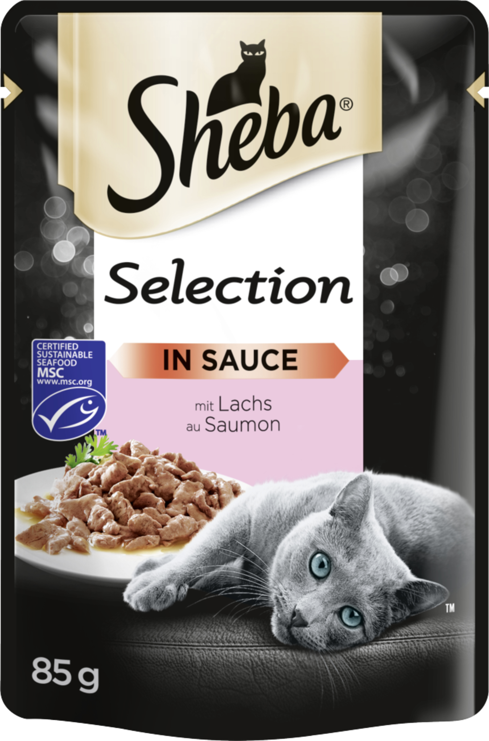 Sheba Selection in Sauce med laks