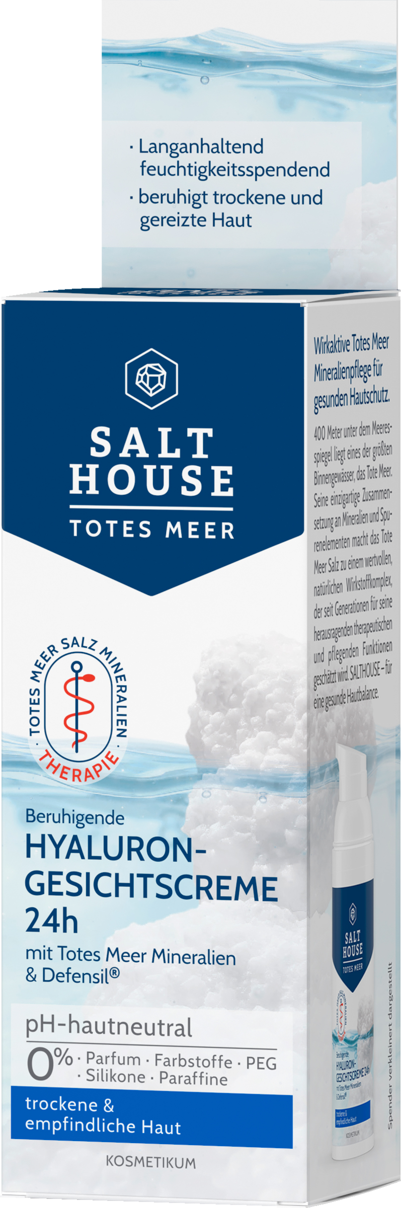 Salthouse Dead Sea Soothing Hyaluron Face Cream 24 timer