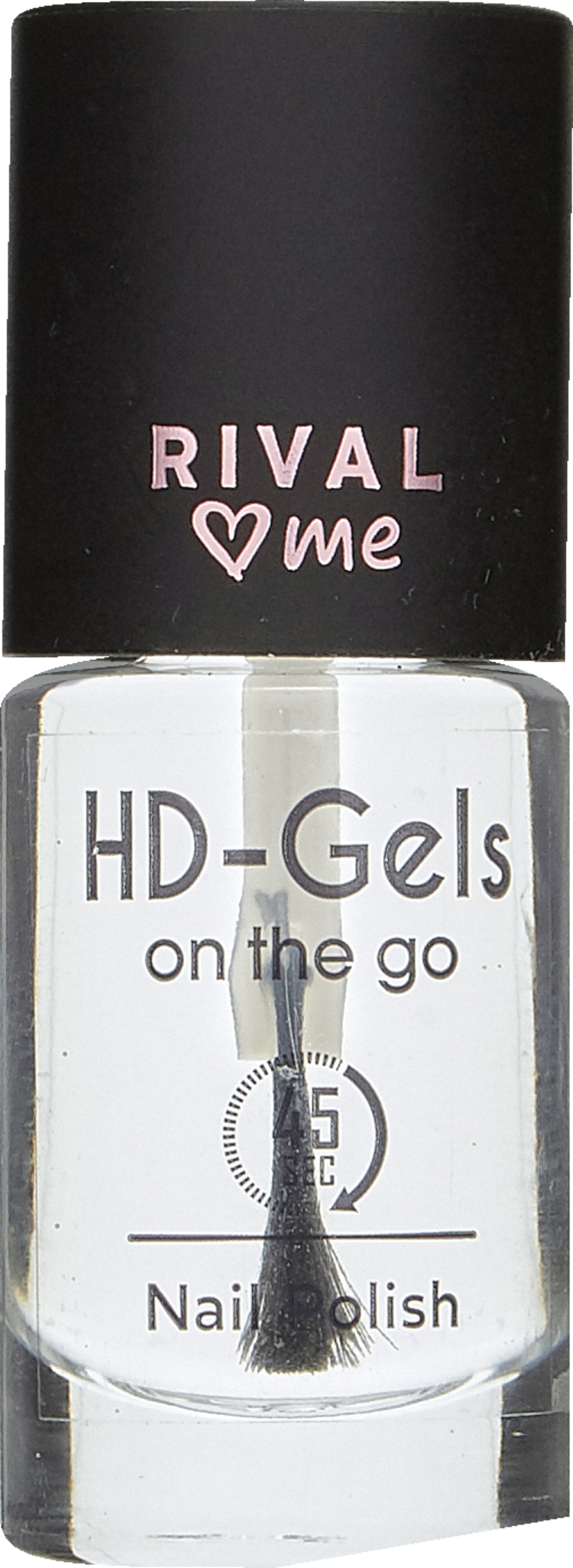 RIVAL loves me HD-Gels on the go 01 top coat