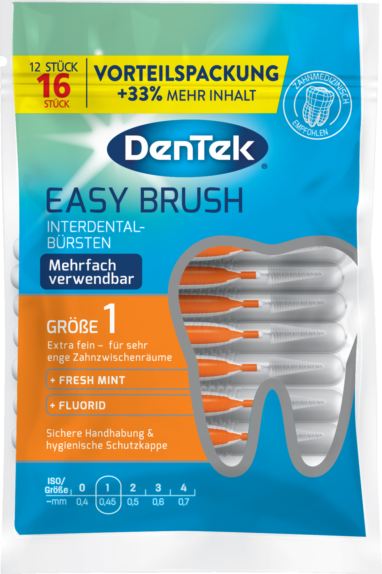 DenTek Easy Brush ISO 1bonuspakke Køb online rossmann.dk