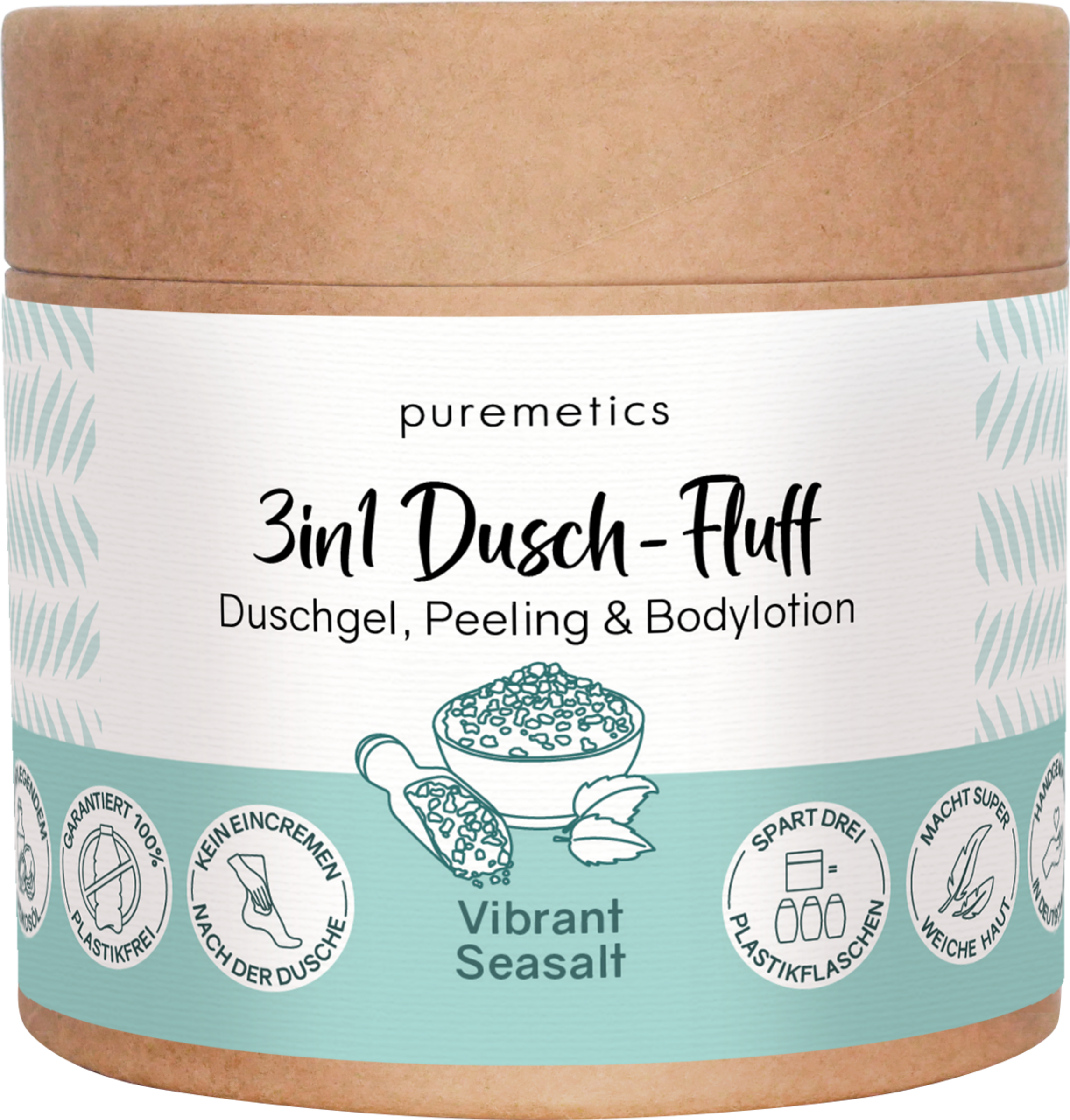 puremetics 3-i-1 dusch-fluff 