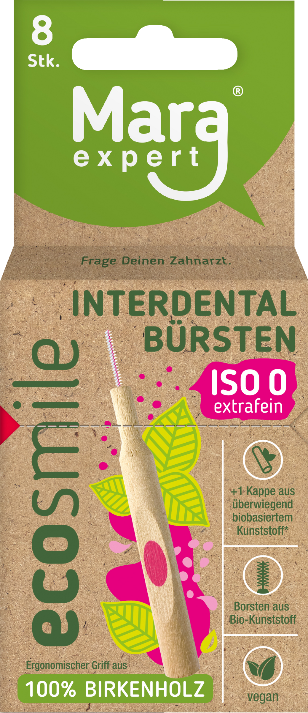 Mara Expert Ecosmile træ mellemrumsbørste ISO 0 ekstrafin