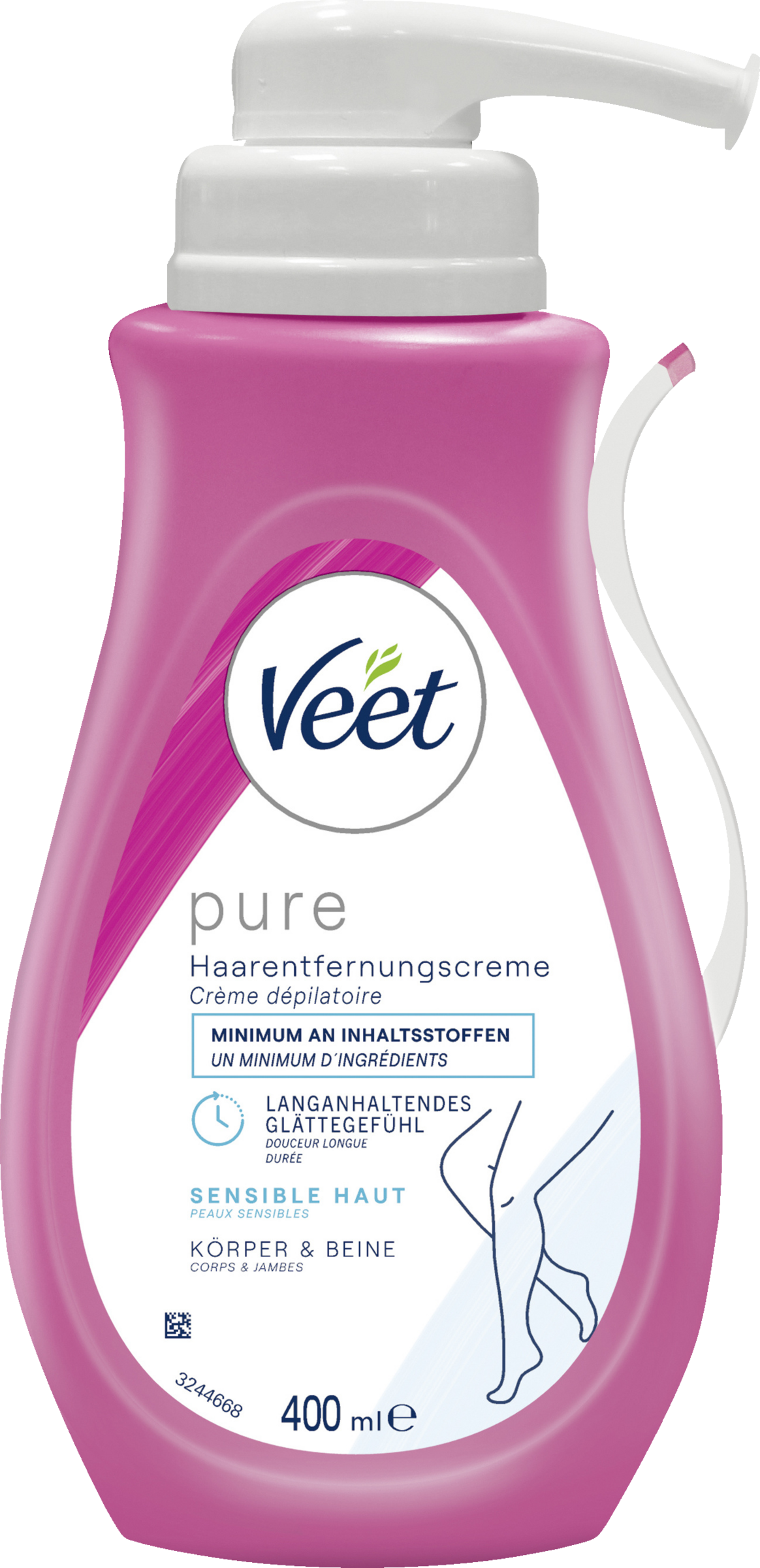 Veet hårfjerningscreme krop og ben følsom hud