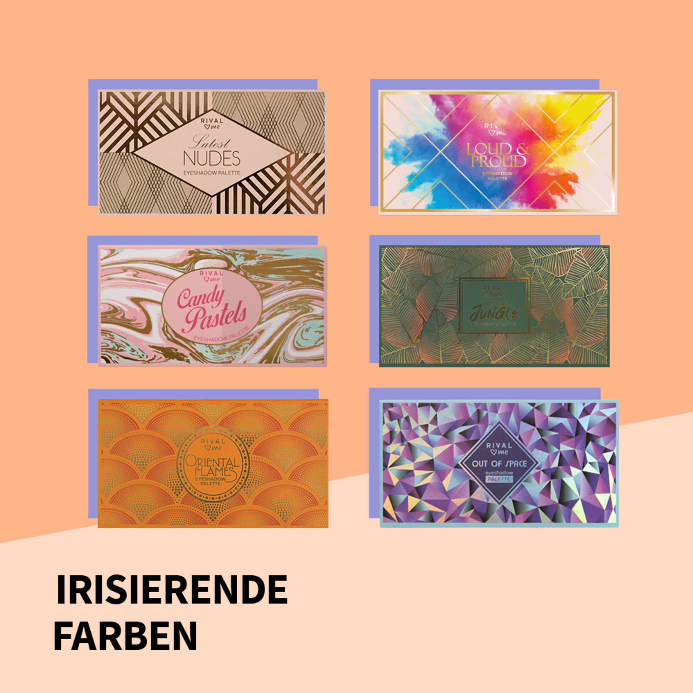 RIVAL loves me Eyeshadow Palette 02 candy pastels Køb online rossmann.dk