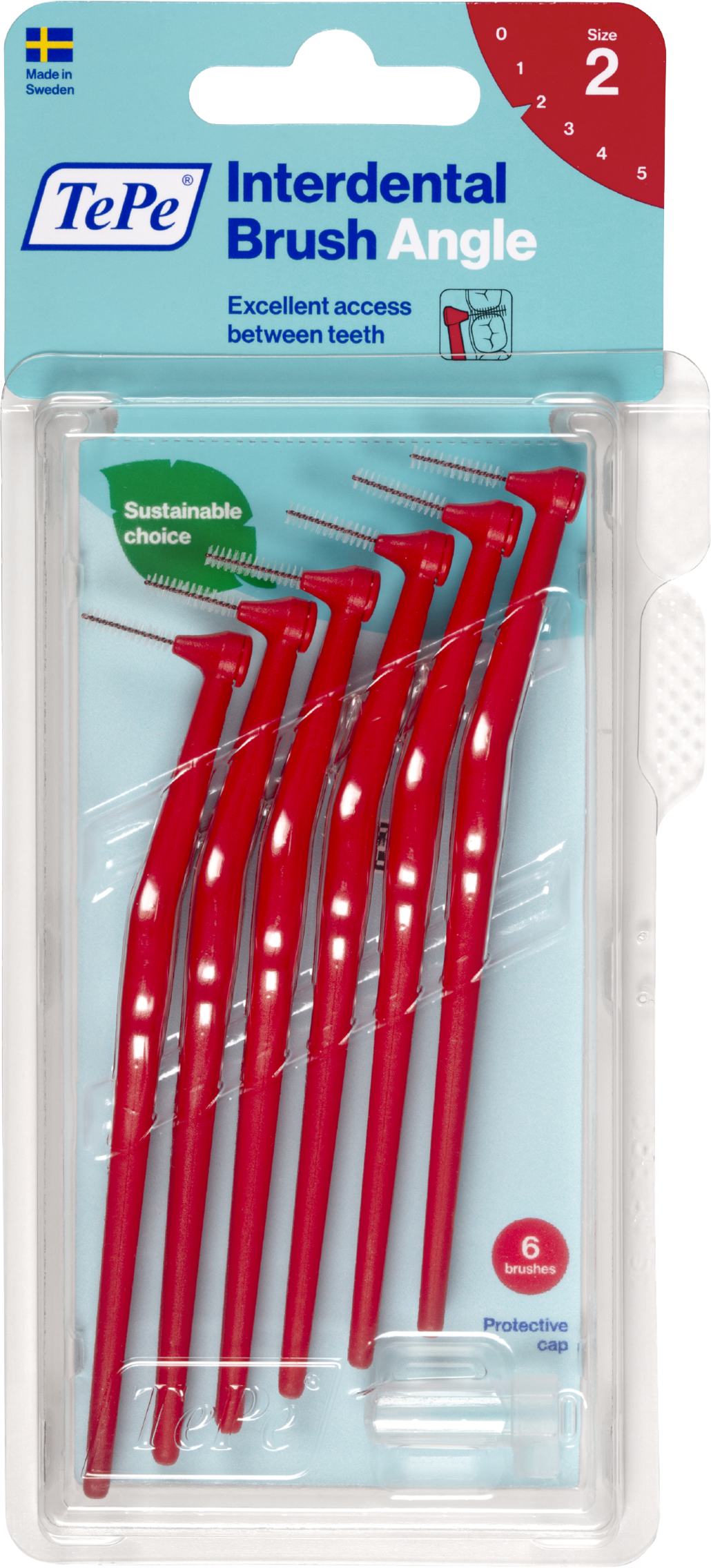 TePe Interdentalbørste vinklet str. 2