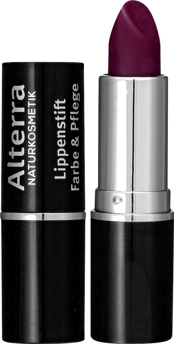 Alterra NATURKOSMETIK Læbestift farve & pleje 02 Dark Red