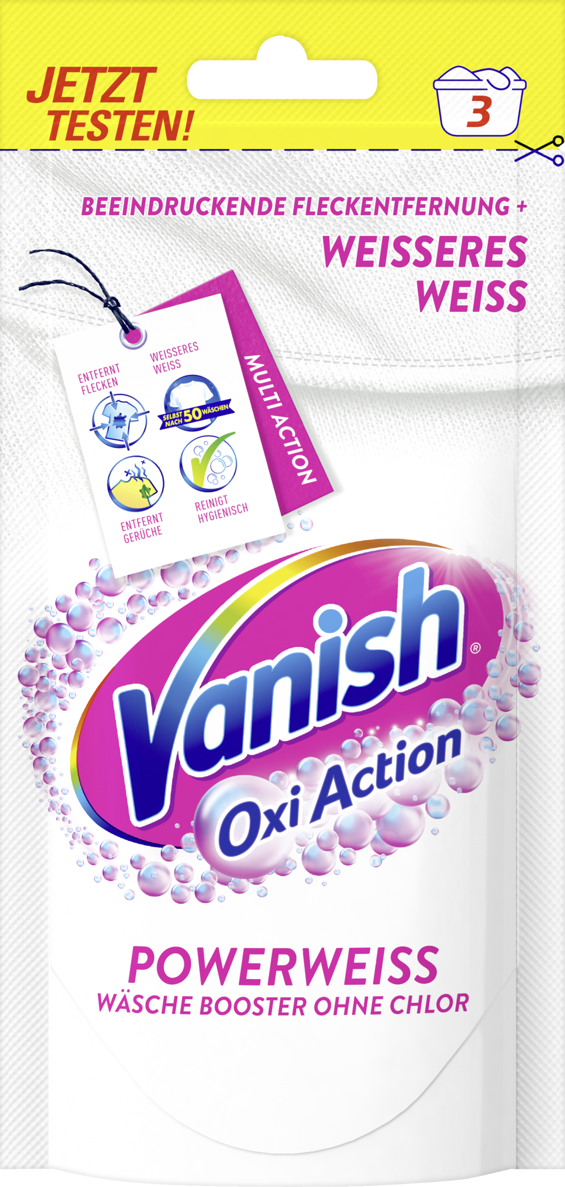 Vanish OxiAction Powerweiss pletfjernerpulver