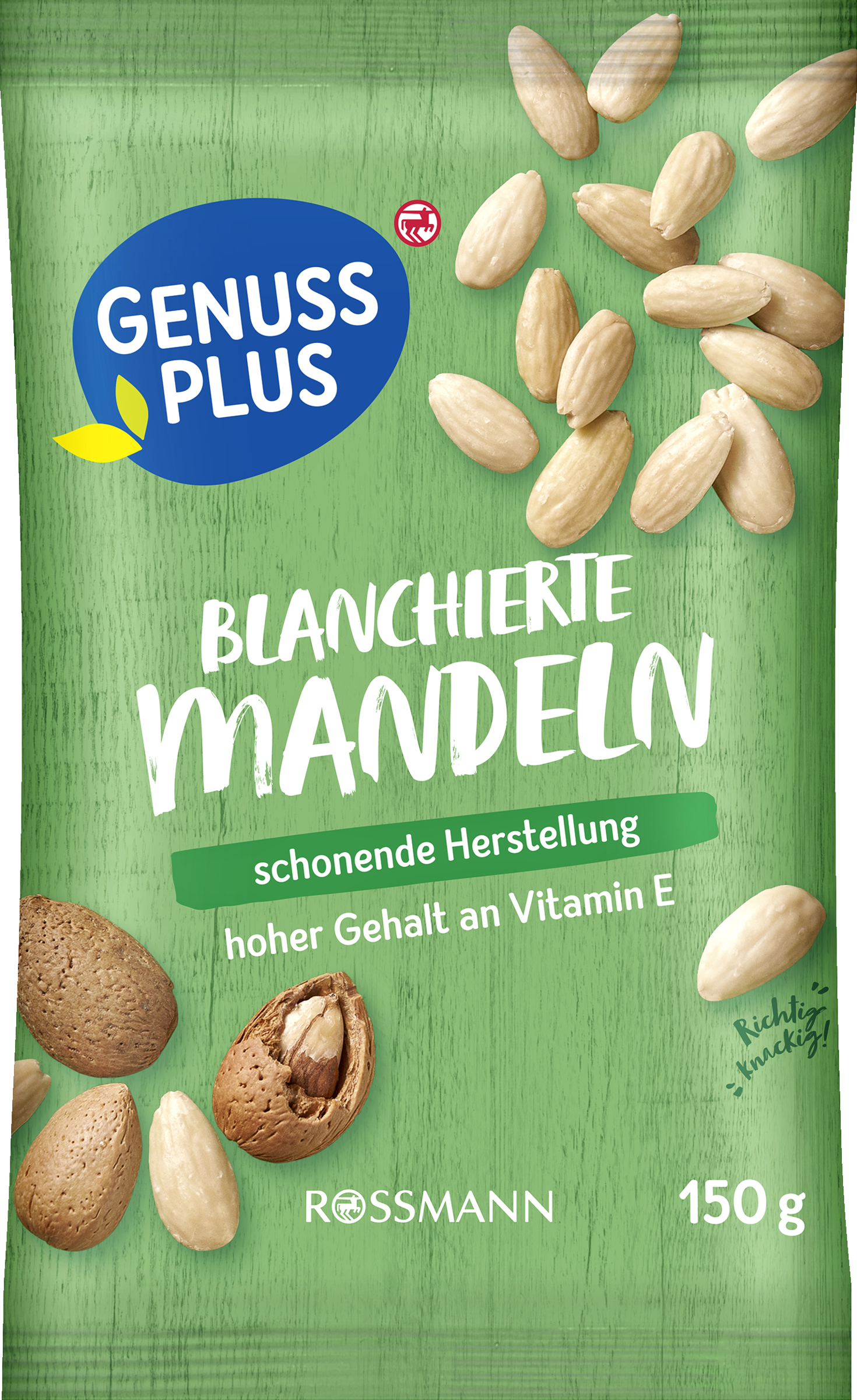 GENUSS PLUS blancherede mandler