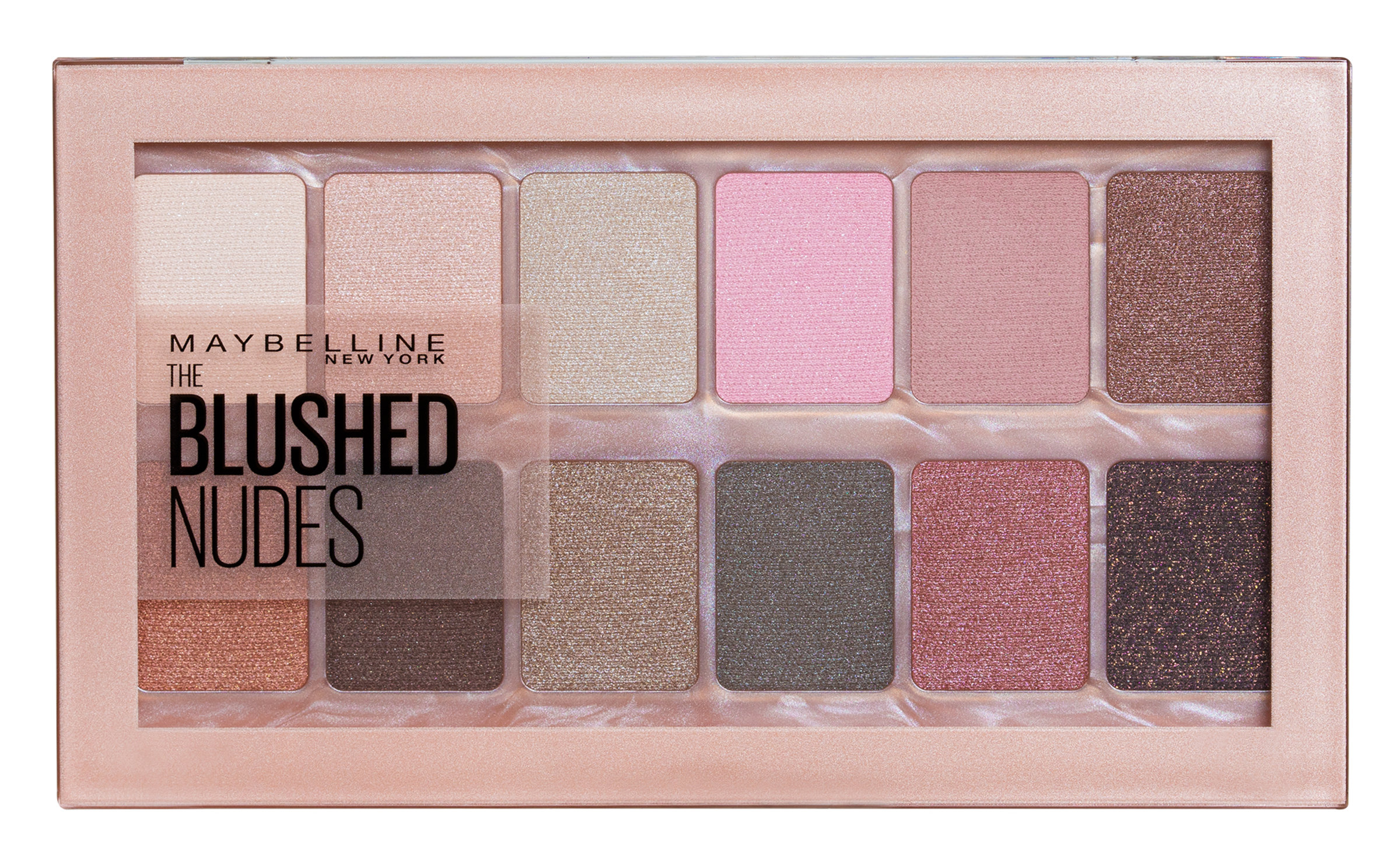 Maybelline New York The Blushed Nudes Lidschatten Palet