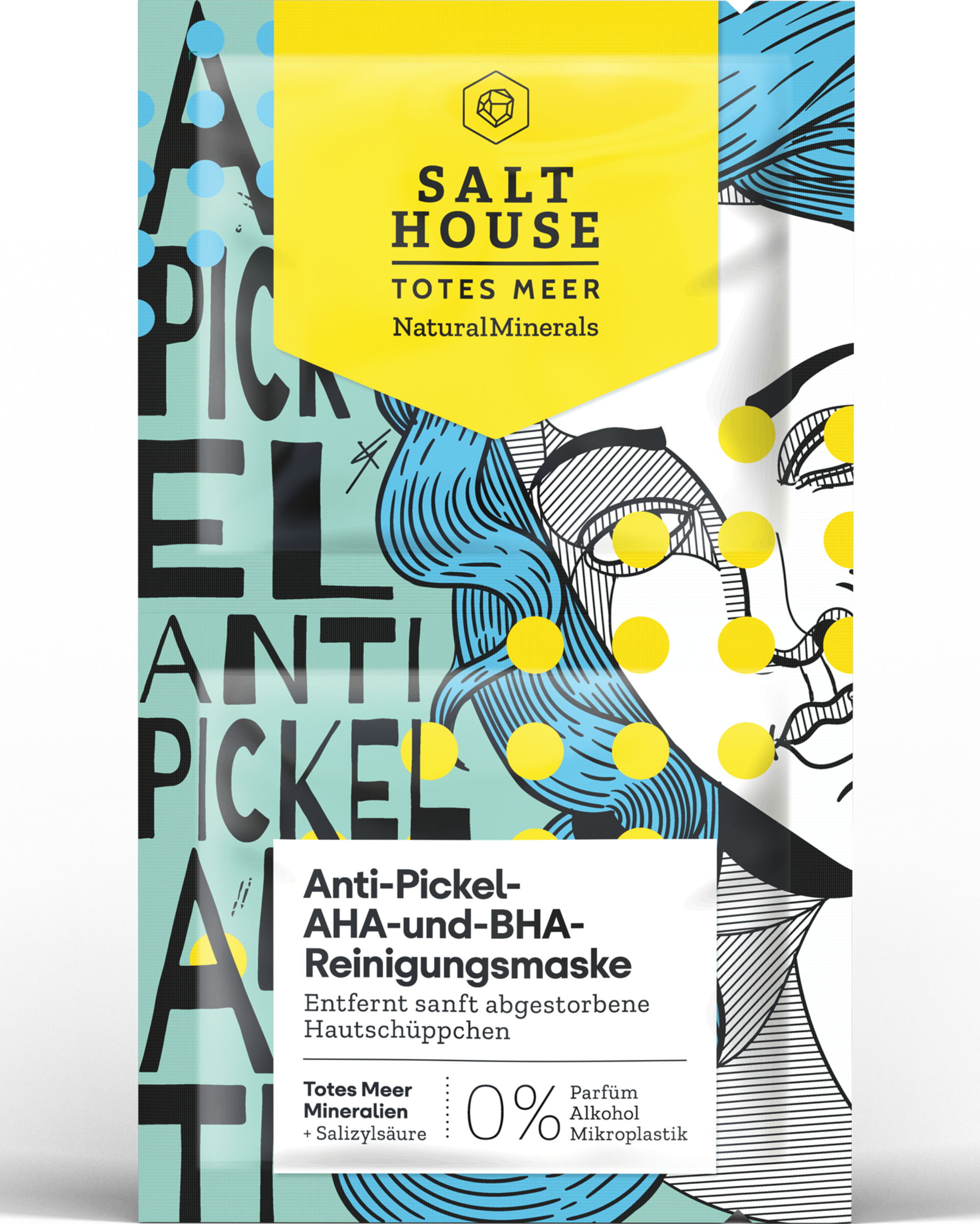 Salthouse Natural Minerals Anti uren hud AHA & BHA rensemaske