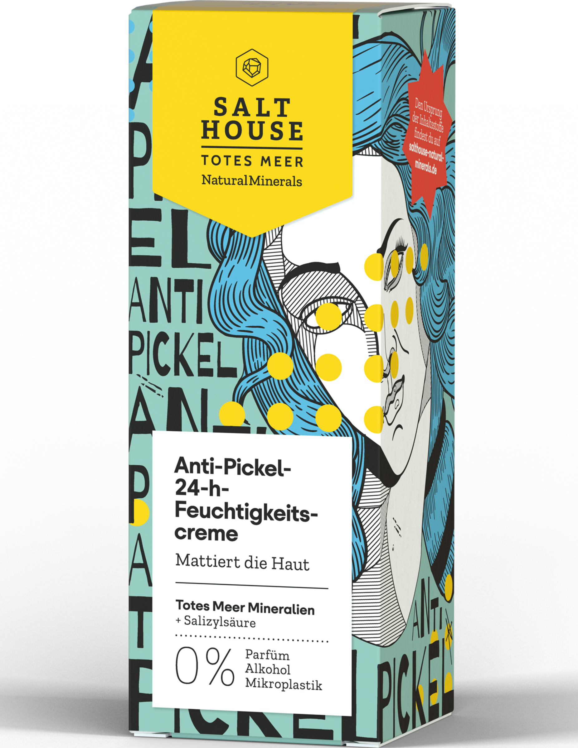 Salthouse Natural Minerals Anti uren hud 24h fugtighedscreme