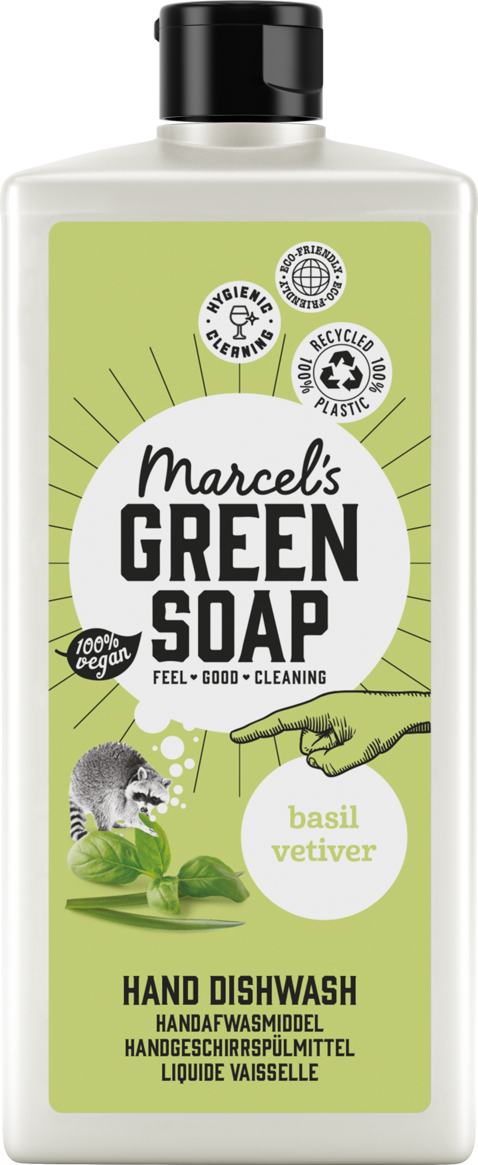 Marcel's Green Soap Opvaskemiddel Basil & Vetiver Grass