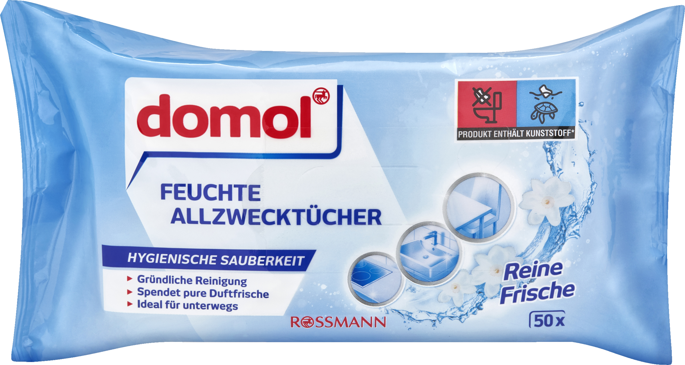 domol Vådservietter til alle formål Ren friskhed