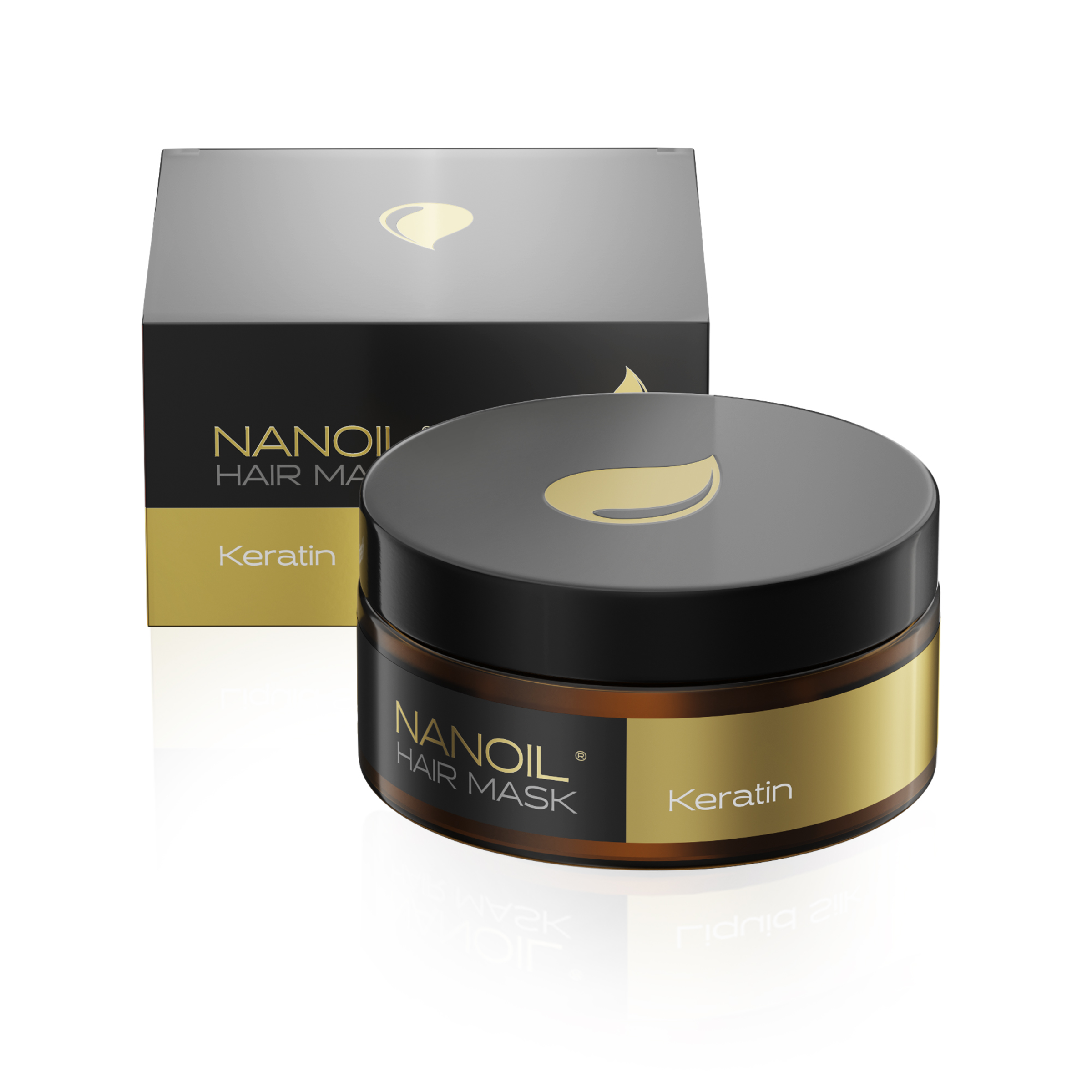NANOIL Hårmaske med keratin
