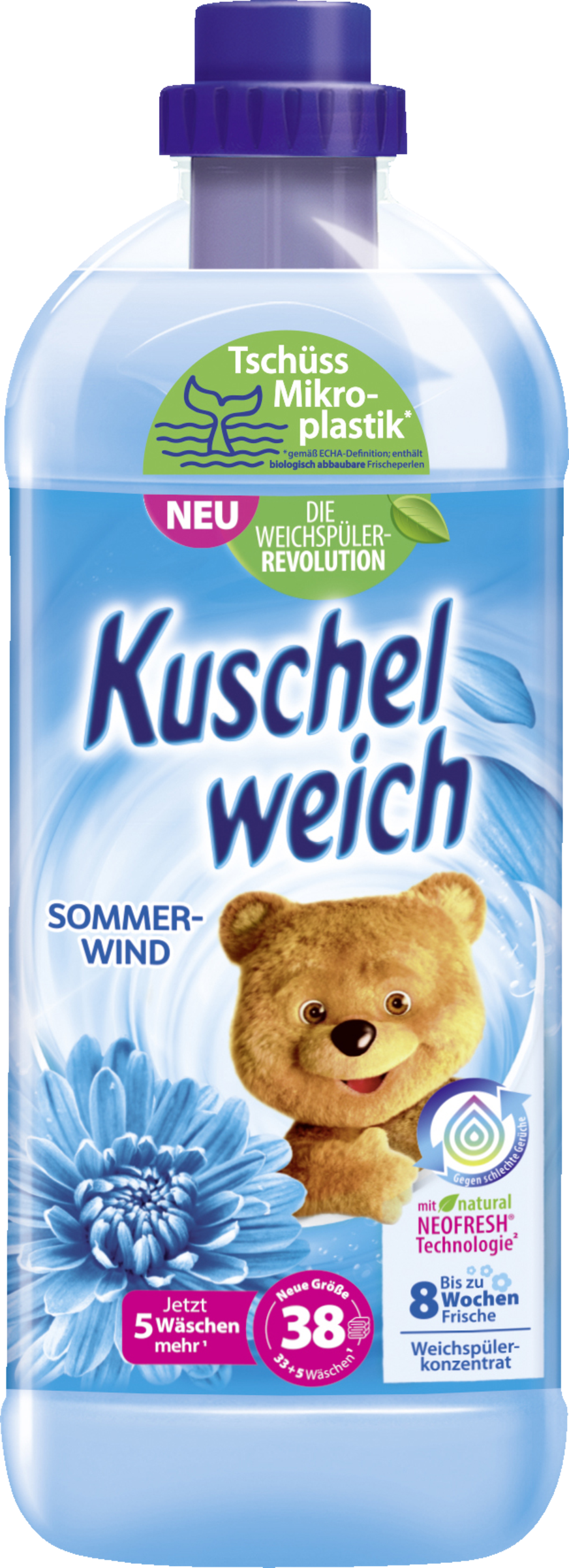 Kuschelweich Skyllemiddelkoncentrat Summer Wind, 38 vaske