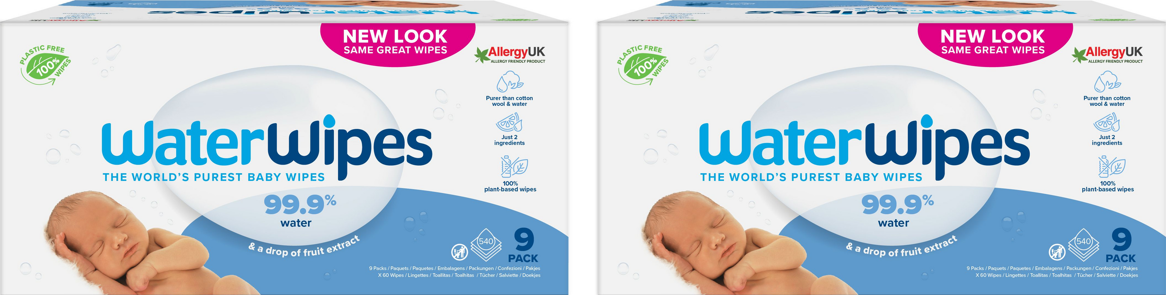 WaterWipes Babyvådservietter