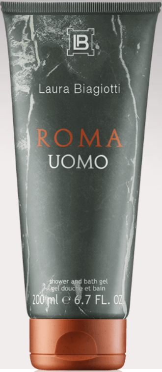 Laura Biagiotti Roma Uomo, bodyshampoo 200 ml