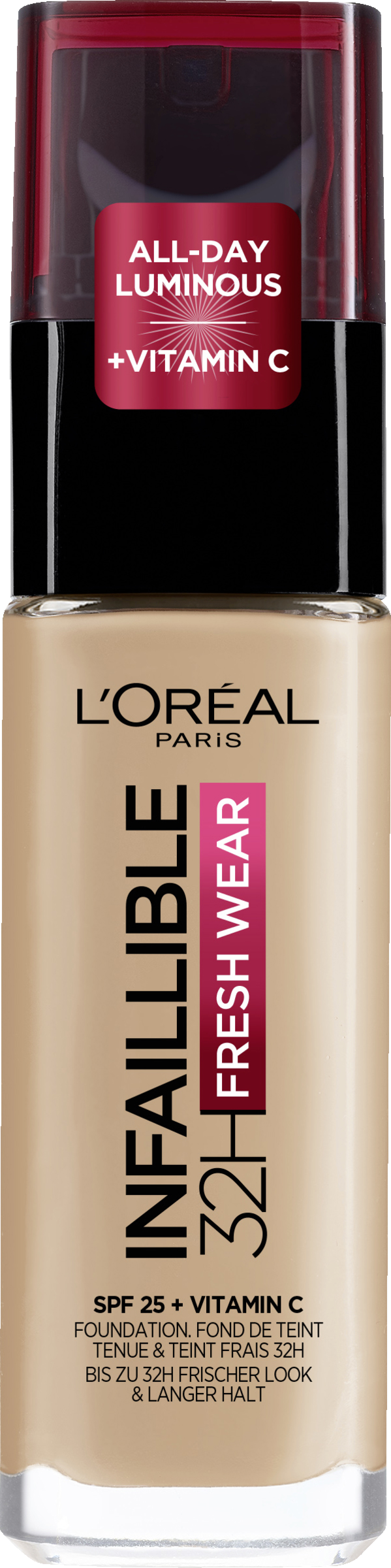 L’Oréal Paris Infaillible 24H Fresh Wear makeup 140 Golden Beige